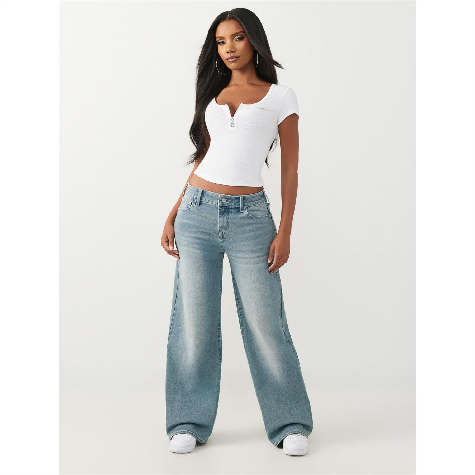 True Religion Wide Leg Jeans