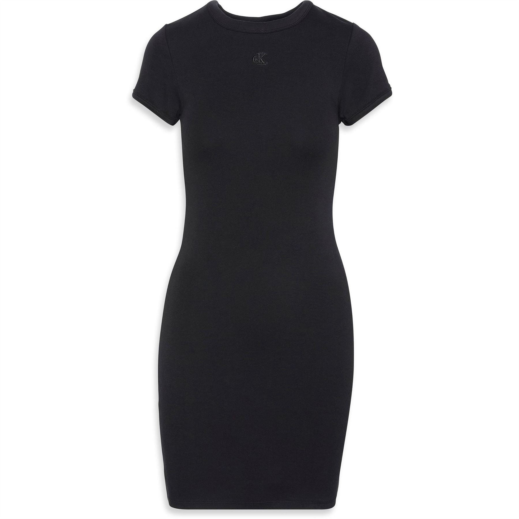 Calvin Klein Jeans Crew Neck Short Sleeve Mini Dress