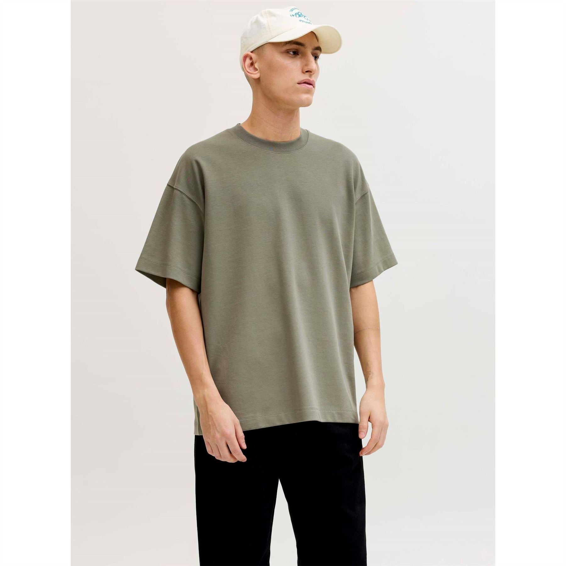 Jack and Jones Barron Oversized Crew Neck Short Sleeve Jersey T-Shirt