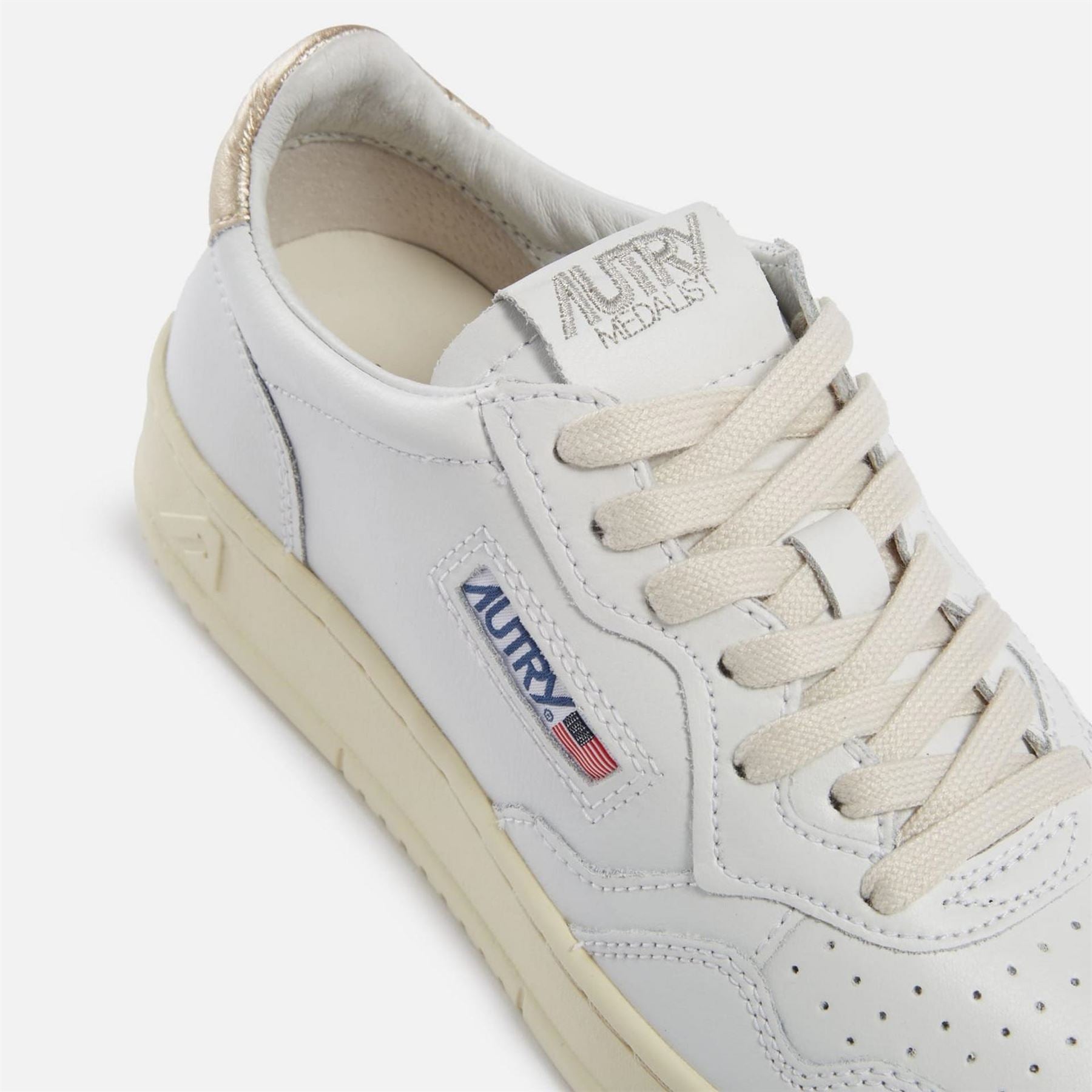 Autry Leather Court Trainers