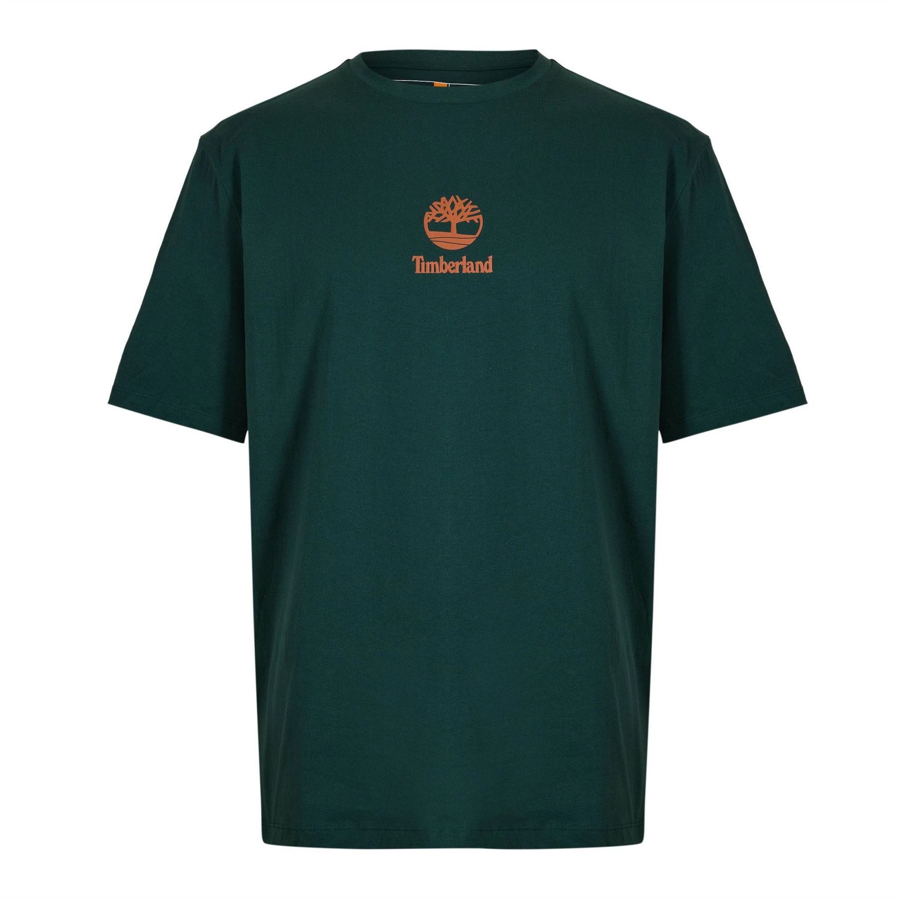 Timberland Logo Print Regular Fit Short Sleeve Crew Neck T-Shirt