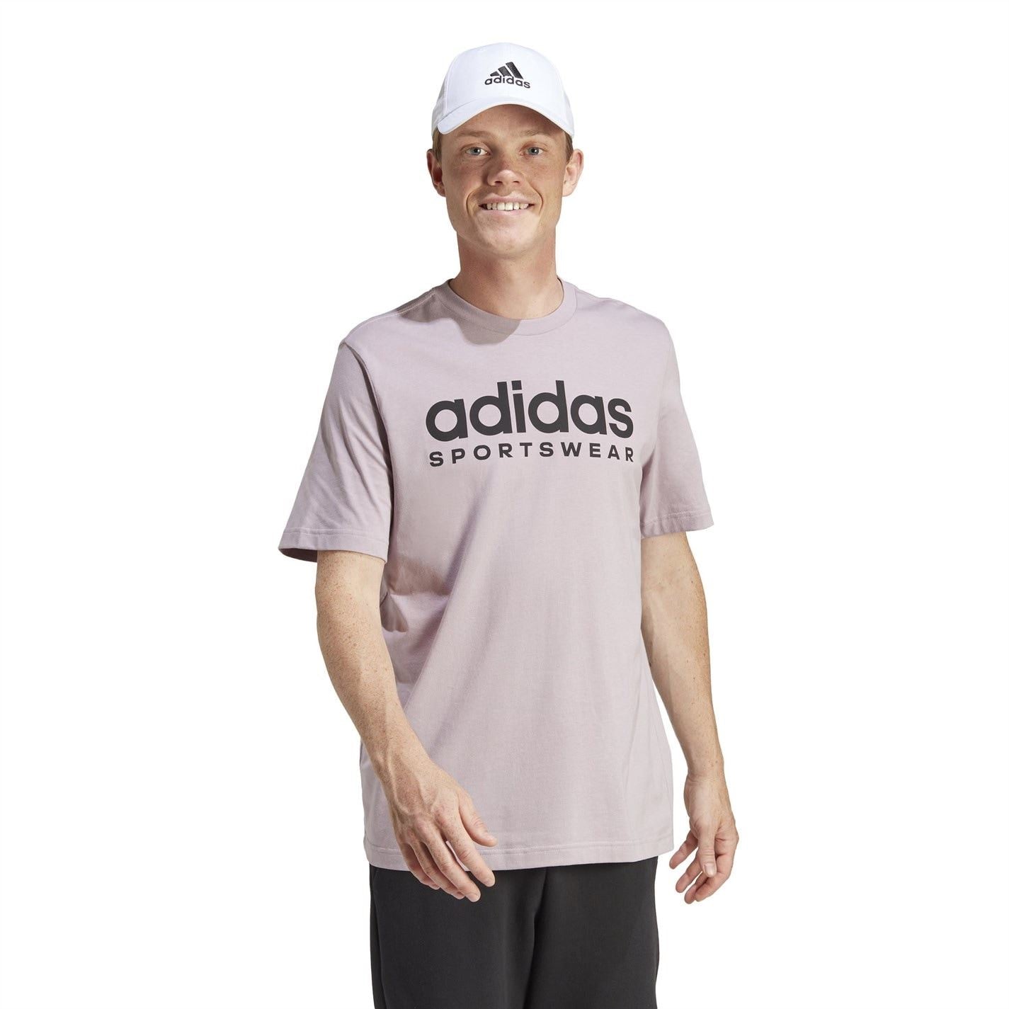 adidas Mens Essentials Single Jersey Logo T-Shirt