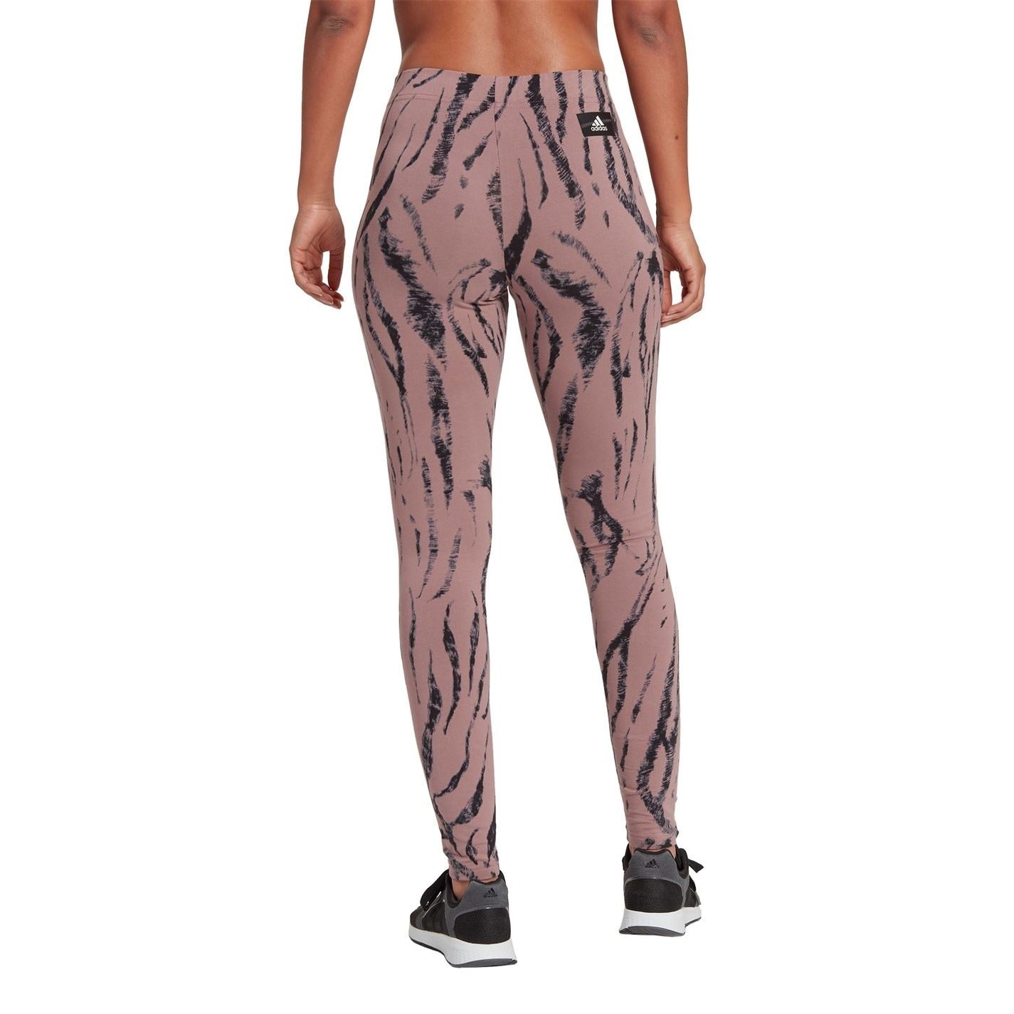 adidas Womens Future Icons Animal Print Leggings