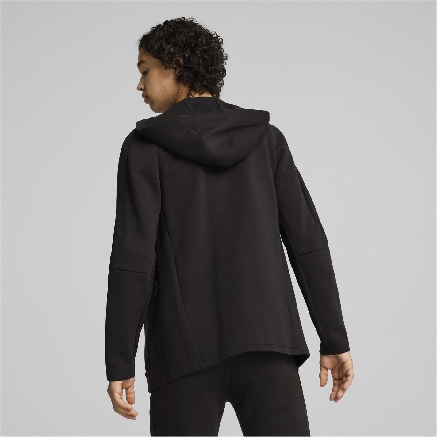 Puma Full Zip Hooded Hip Length Relaxed Fit Top