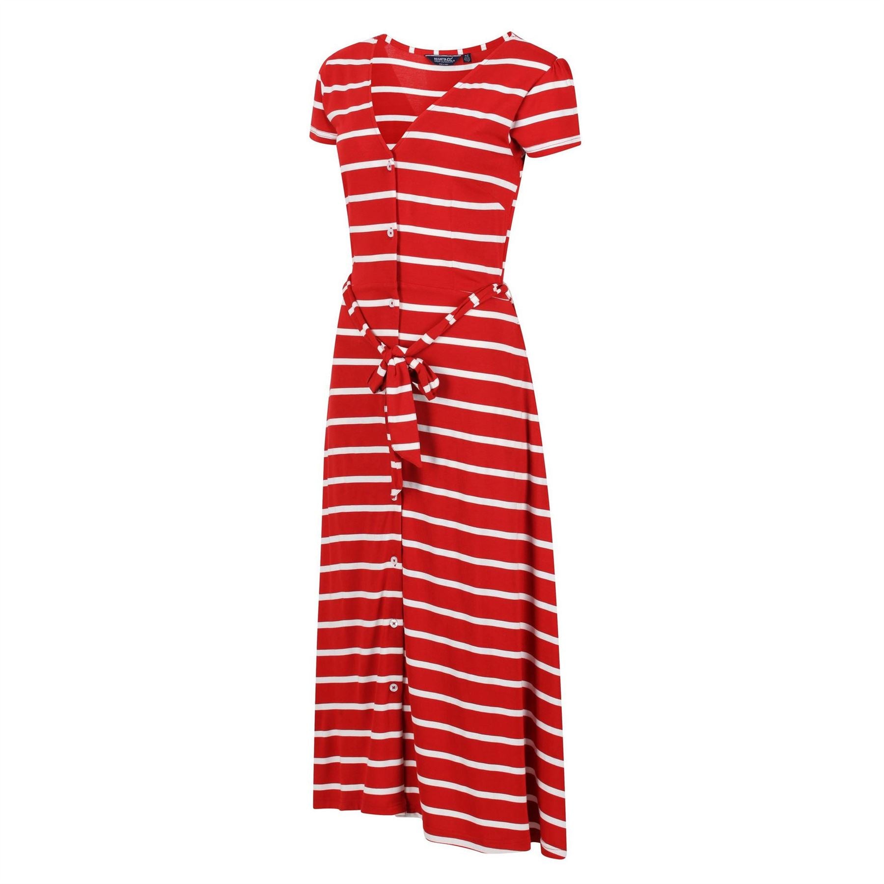 Regatta Maisyn V-Neck Short Sleeve Maxi Dress