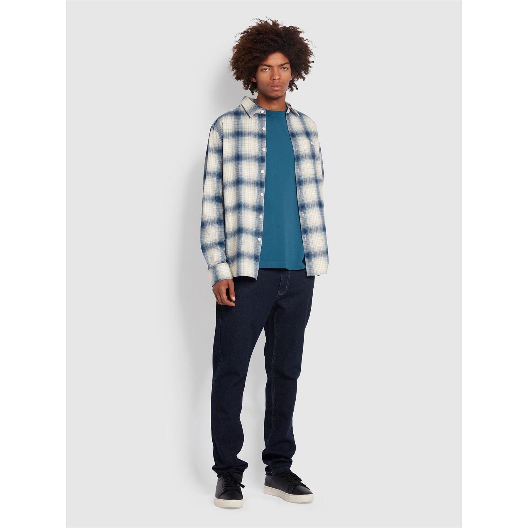 Farah Alexander Regular Fit Circular T-Shirt