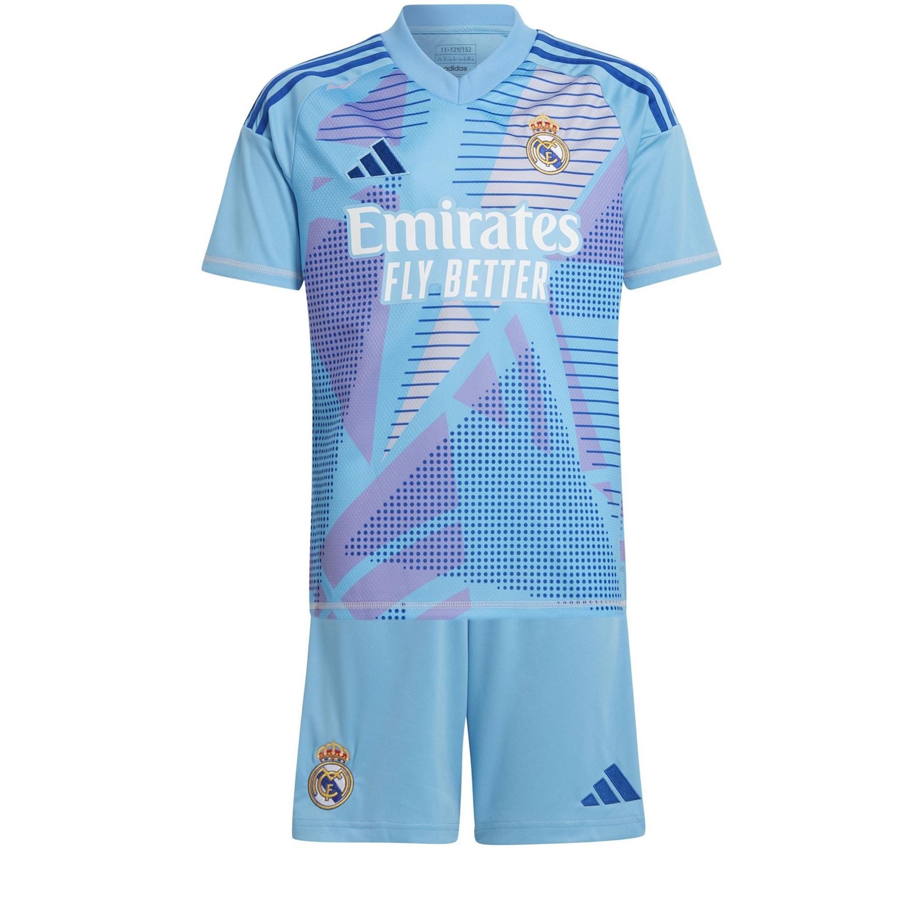 adidas Real Madrid Home Goalkeeper Minikit 24 25 Juniors