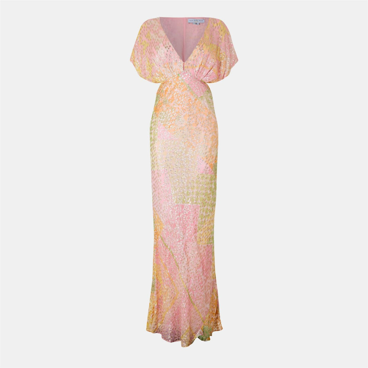 Never Fully Dressed Boho Elodie V-Neck Maxi Slip Dress