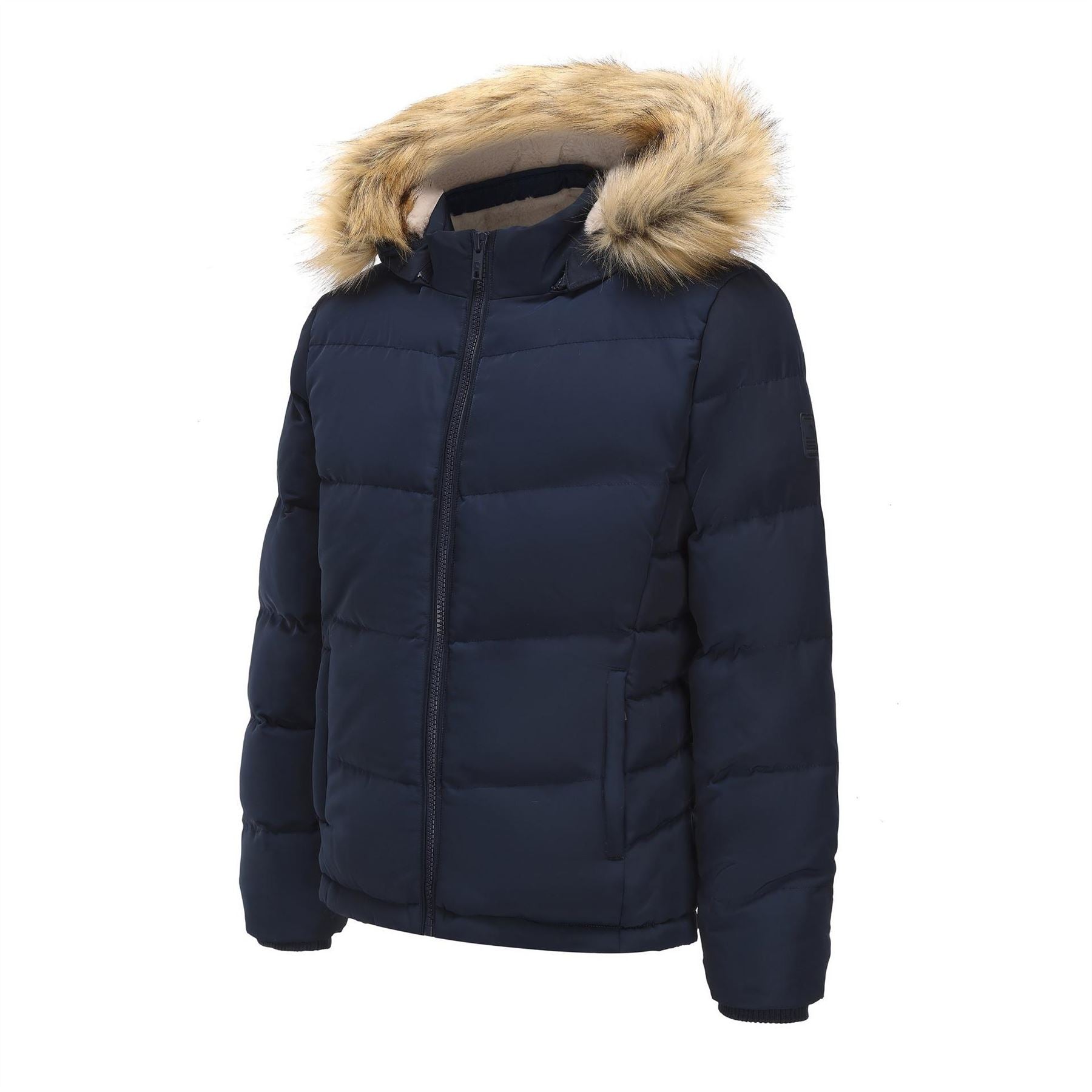 SoulCal 2 Zip Bubble Jacket For Ladies