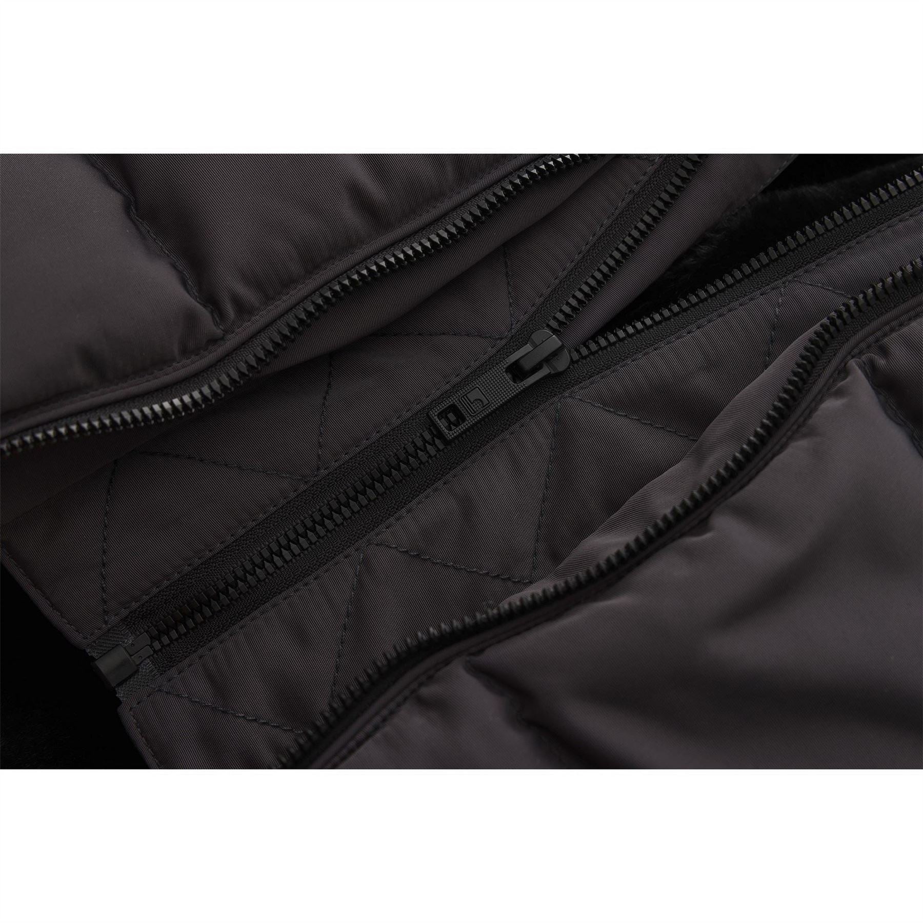 SoulCal Boys 2 Zip Bubble Jacket Junior