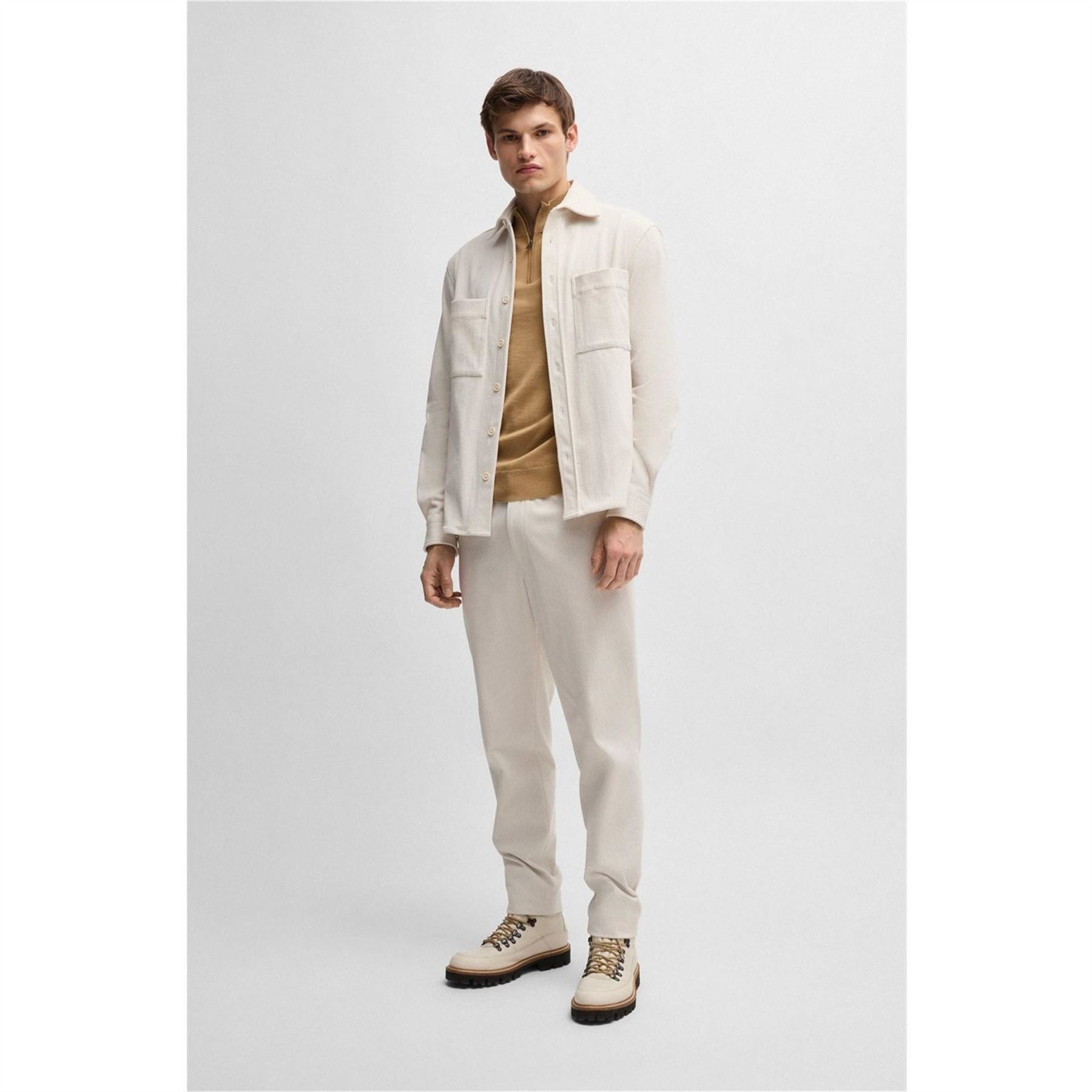 Boss Mock Neck Regular Fit Sweater