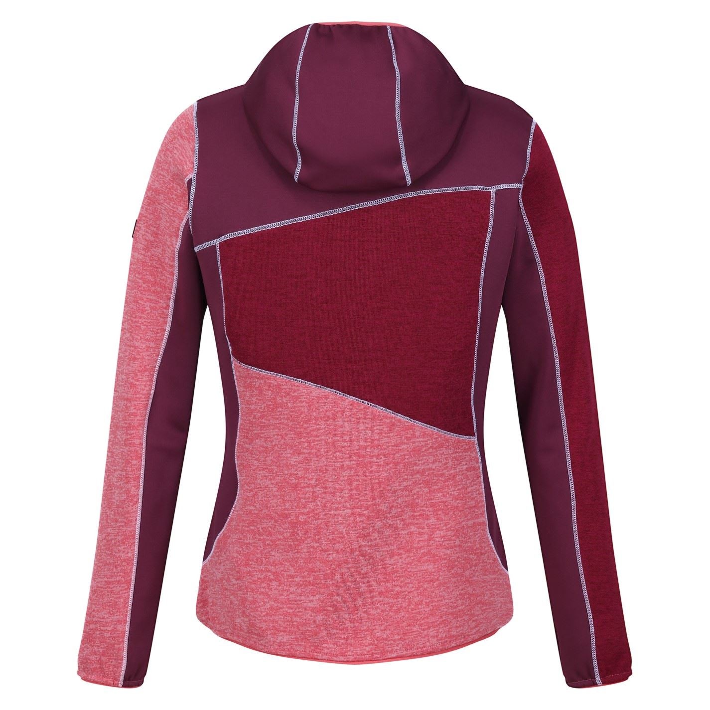 Regatta Walbury Color Block Hooded Ribbed Cuff Fleece Jacket