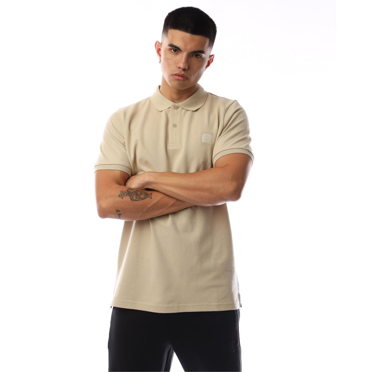 Marshall Artist Siren Collared Neck Short Sleeve Polo Shirt