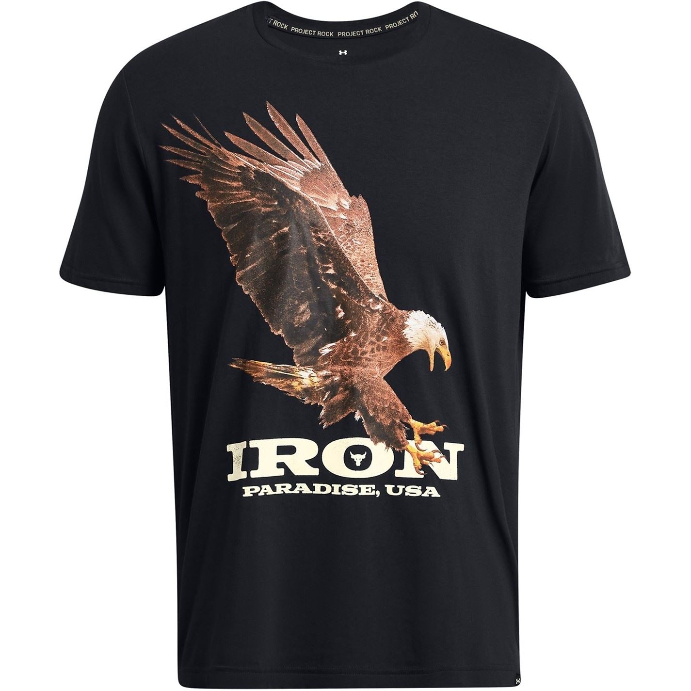Under Armour Mens Armour Ua Pjt Rck Eagle Graphic Ss T-Shirt