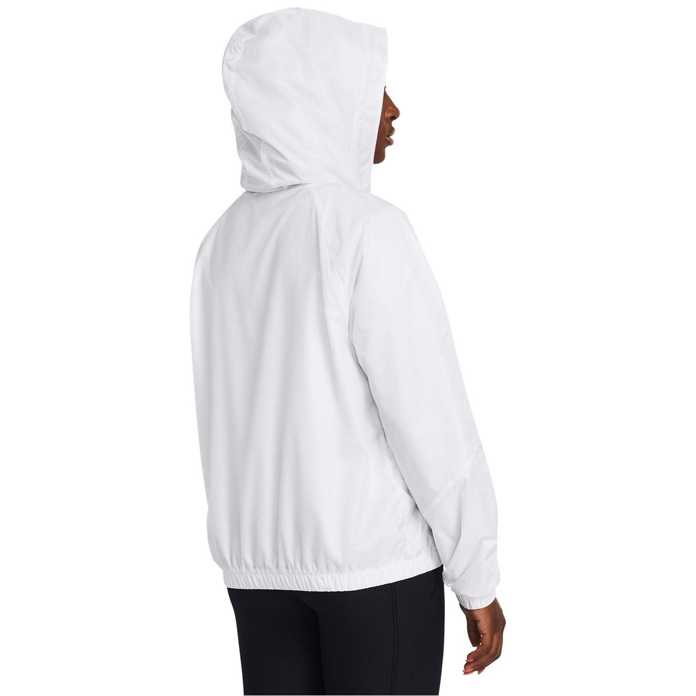 Under Armour Rival Sport Water Resistant Wind Resistant Long Sleeve Hooded Oversized Fit Windbreaker