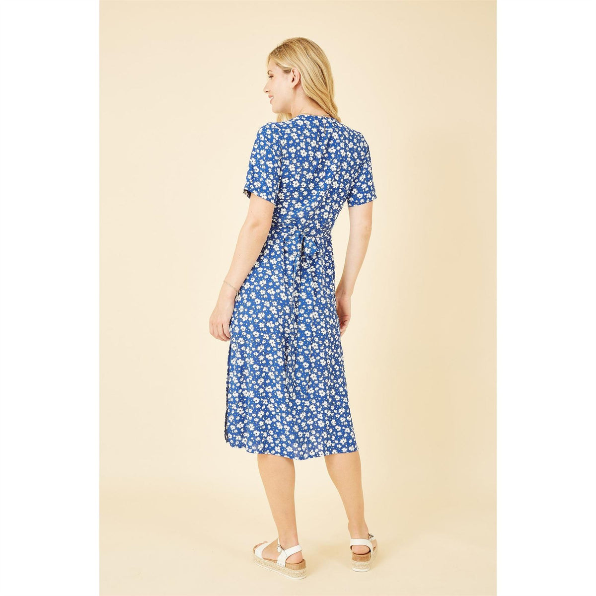 Mela London Ditsy Print Wrap Over Dress