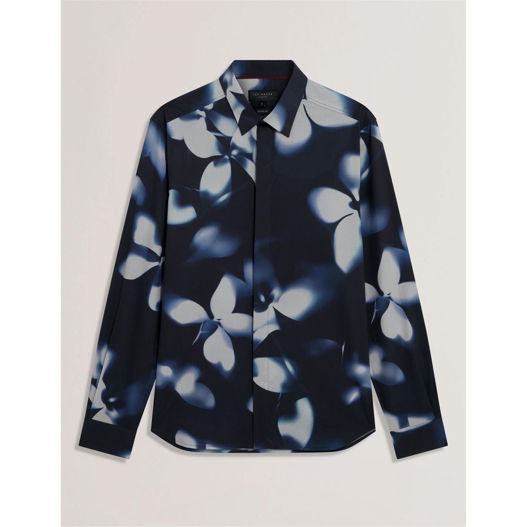 Ted Baker Long Sleeve Floral Patterned Shirt