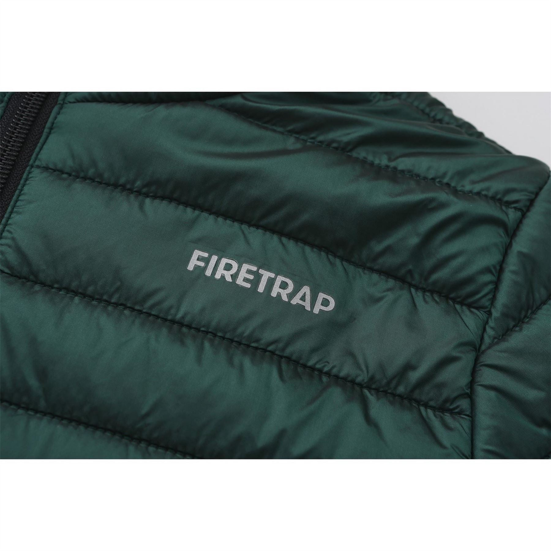 Firetrap Quilted Long Sleeve Slim Fit Puffer Jacket