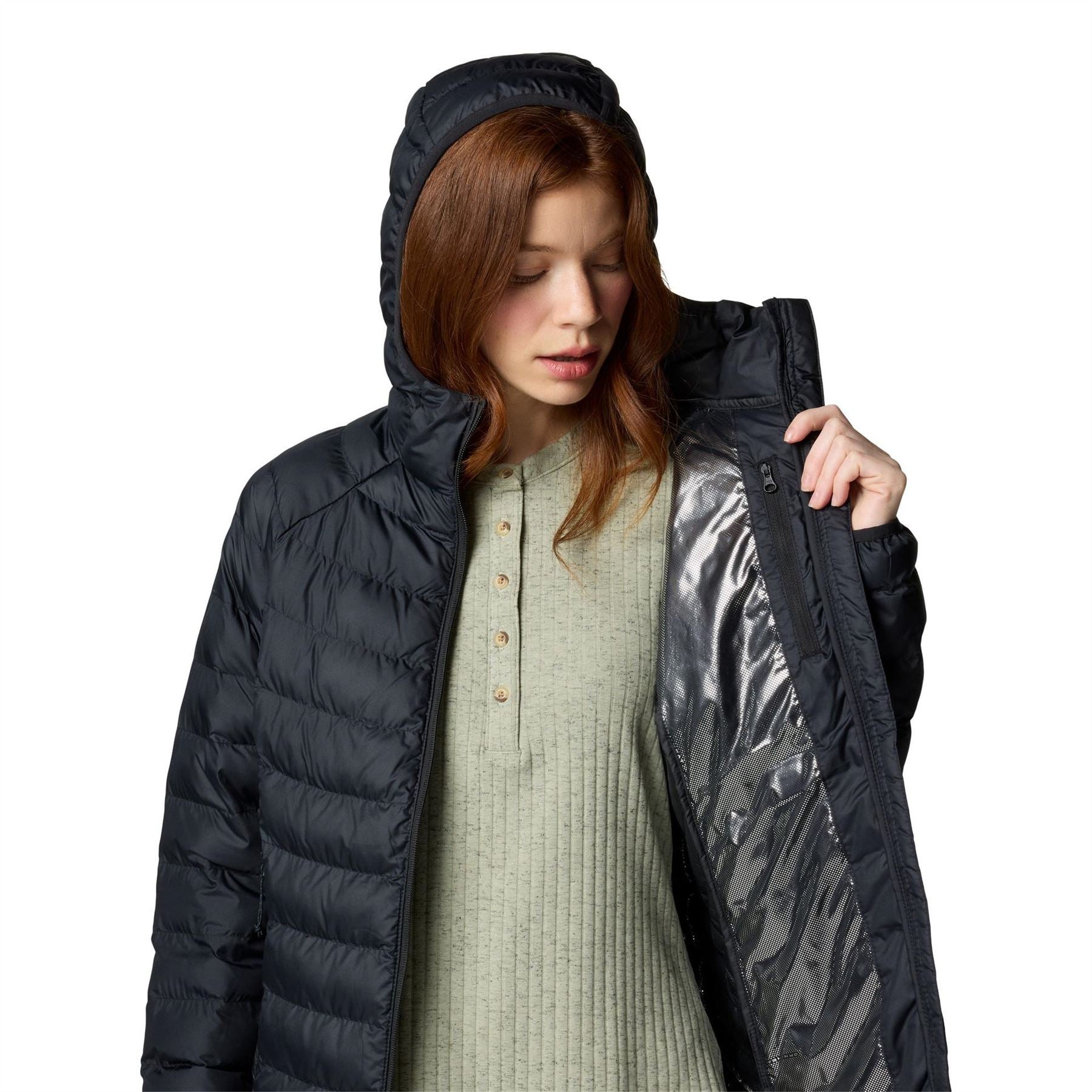 Columbia Powder Lite II Water and Wind Resistant Long Sleeve Insulated Puffer Jacket
