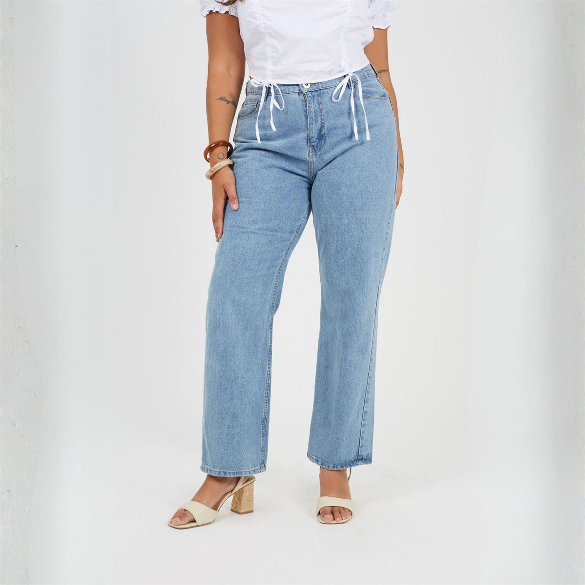 Brave Soul Womens Plus Size Jeans Wuth Turn Up Hem