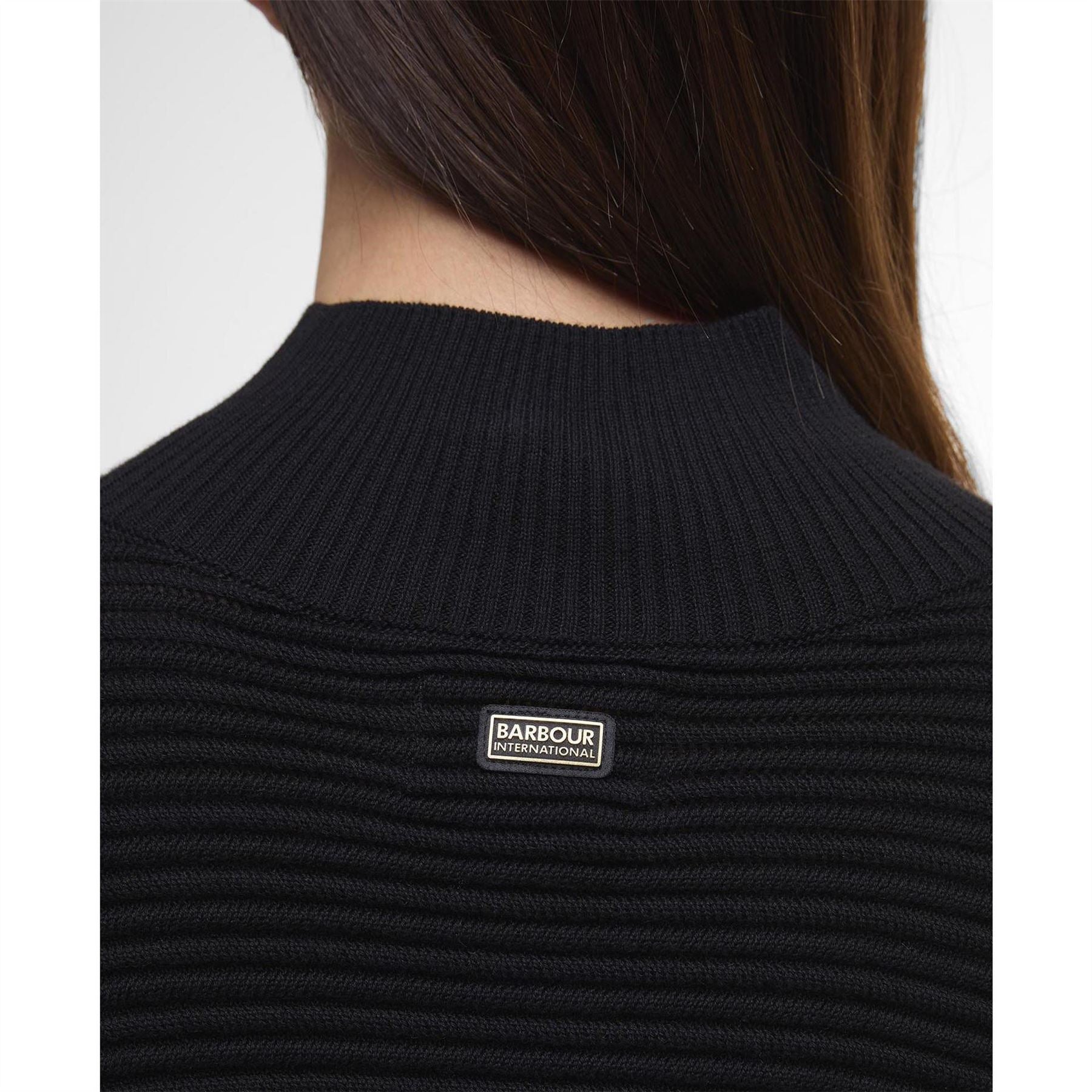 Barbour International Funnel Neck Jumper
