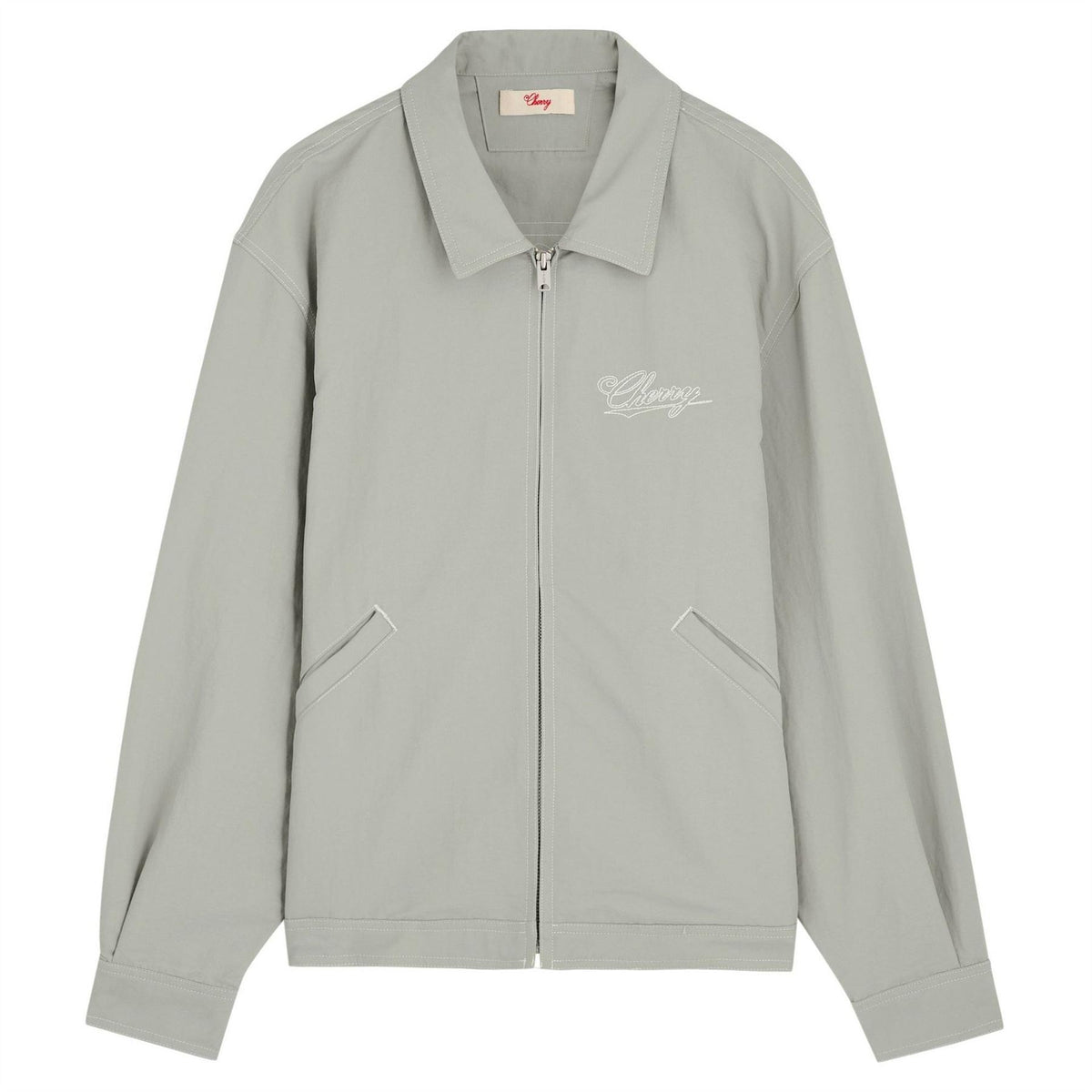 Cherry LA  Collared Logo Jacket