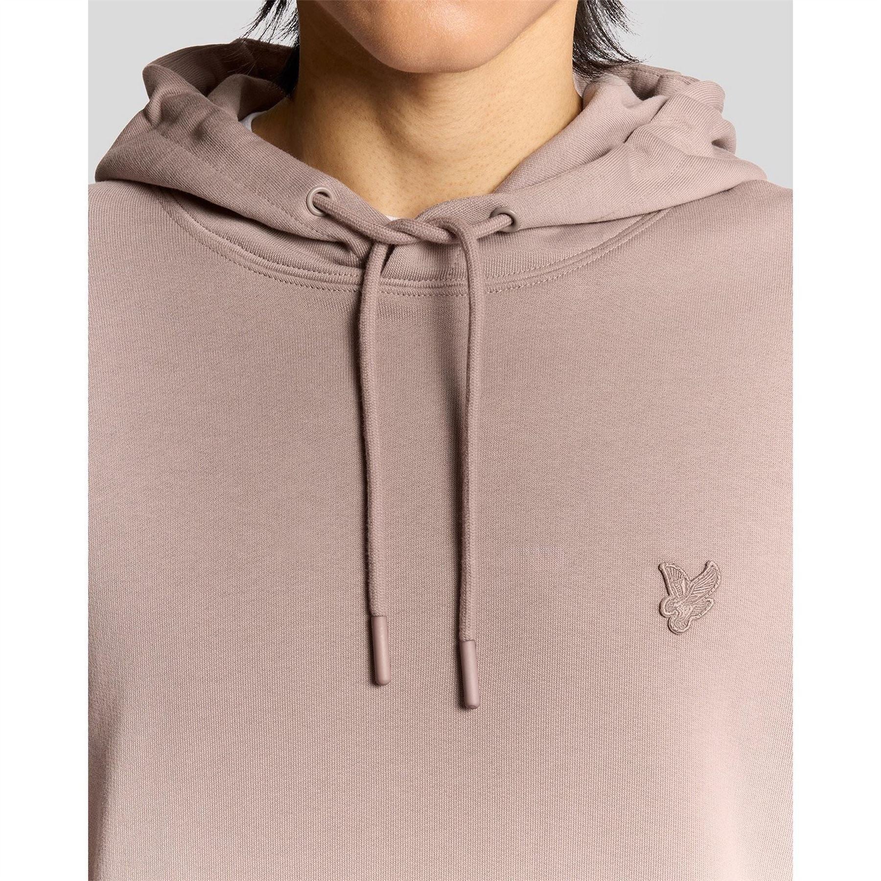 Lyle and Scott Embroidered Hooded Neck Long Sleeve Sweatshirt