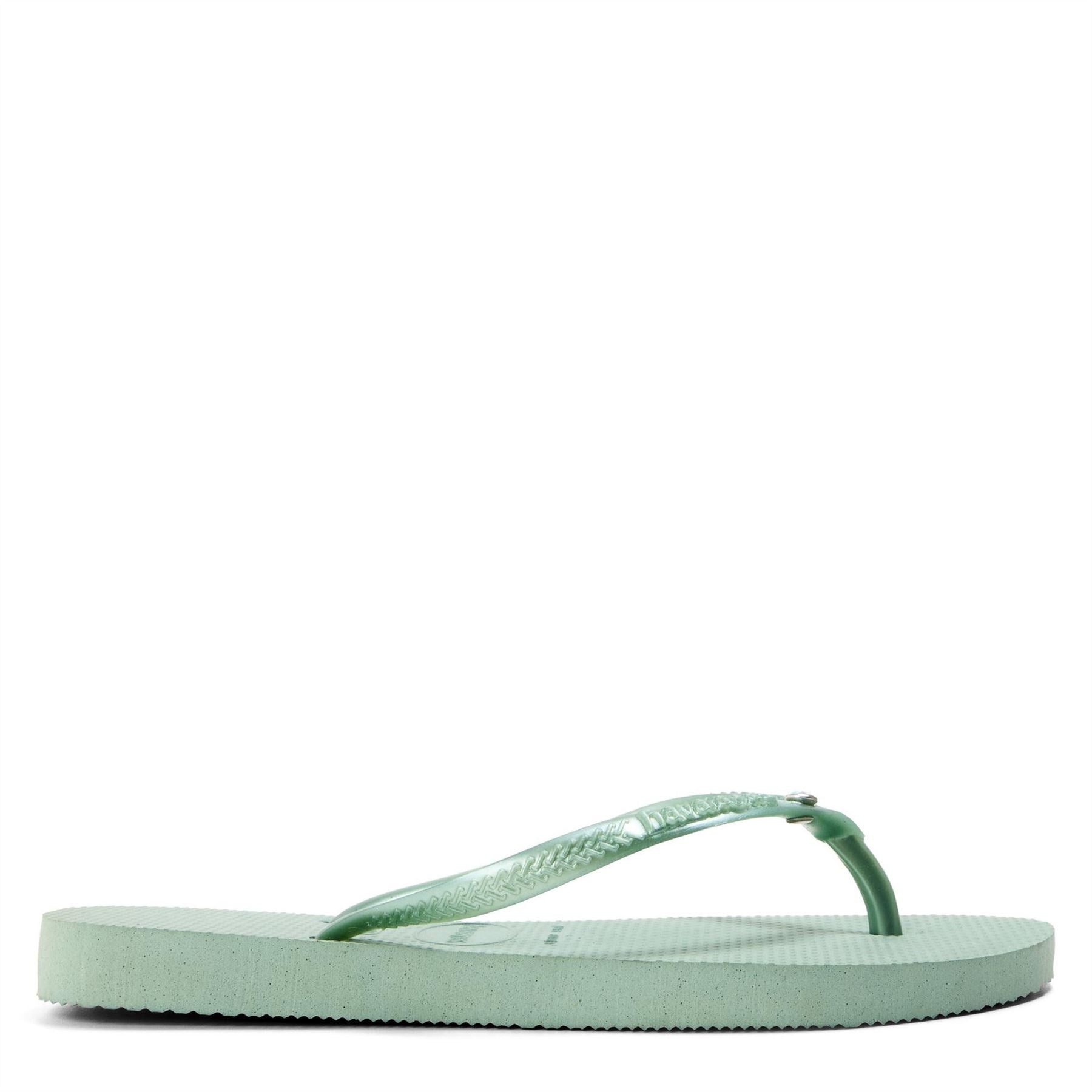 Havaianas Womens Hav. Slim Crystal Sw Ii Ballet Rose Flip Flops