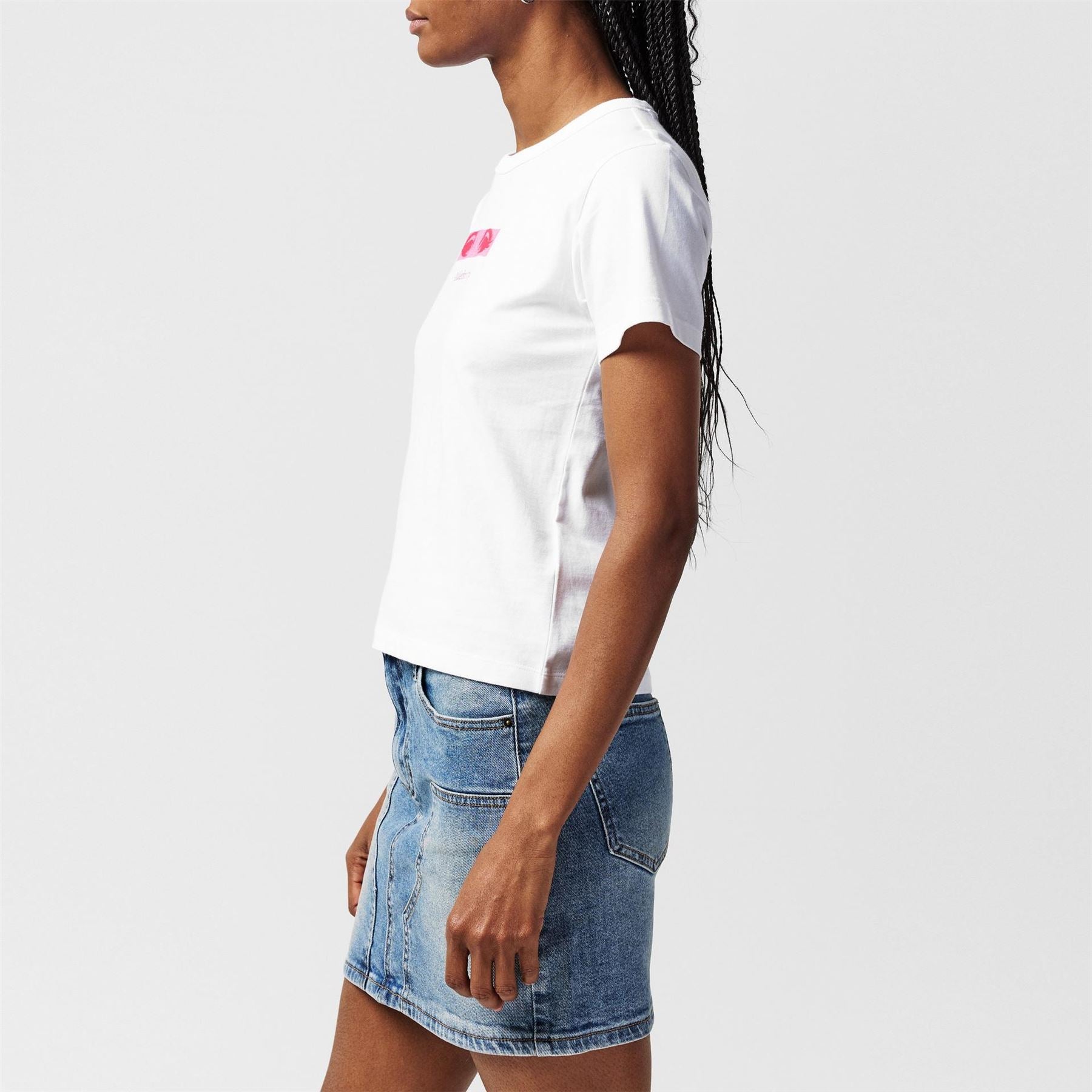 Hugo Regular Fit Crew Neck Lettering T-Shirt