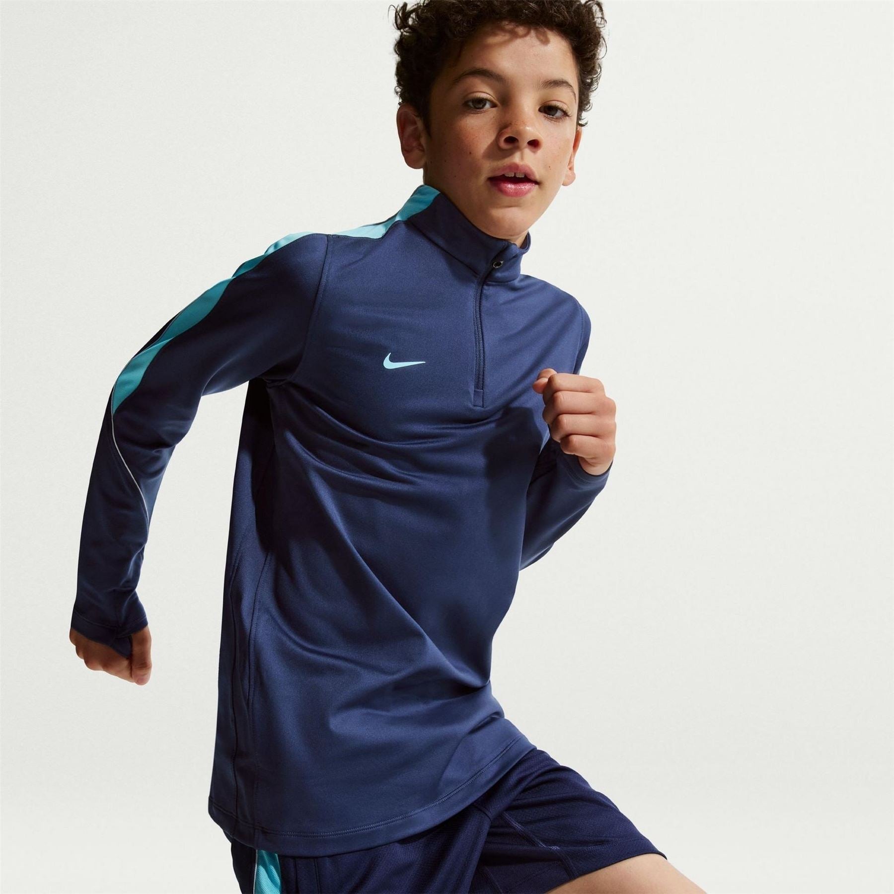 Nike Dri Fit Strike Drill Zip Neck Sweatshirt