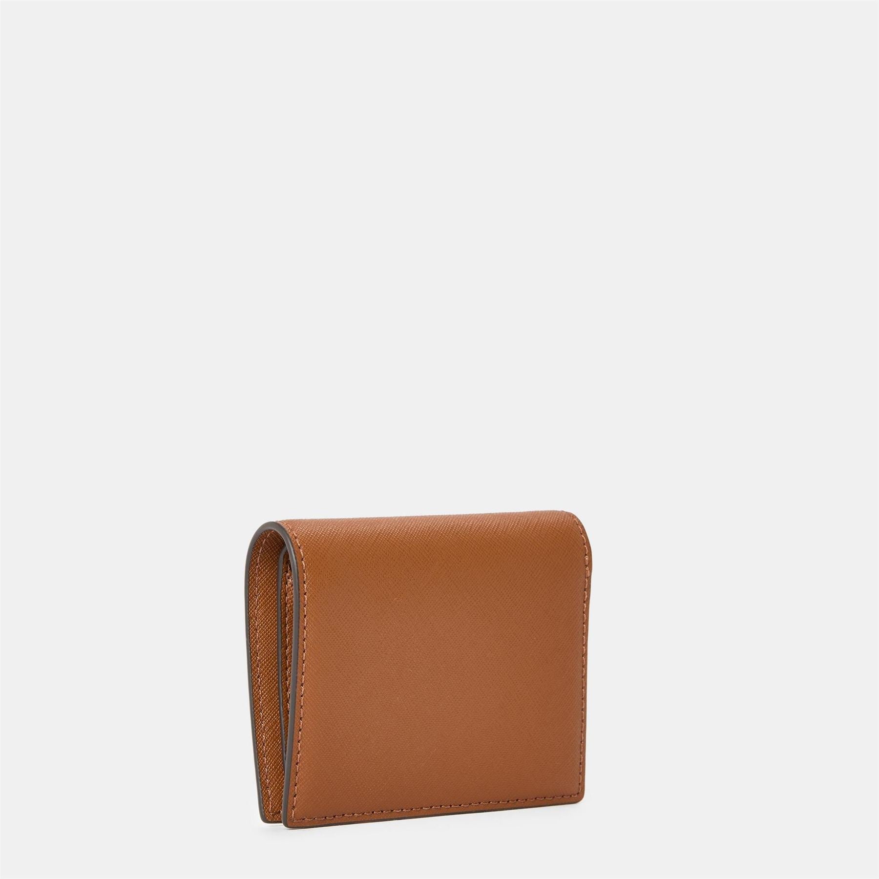 Lauren by Ralph Lauren Real Leather Compact Trifold Wallet