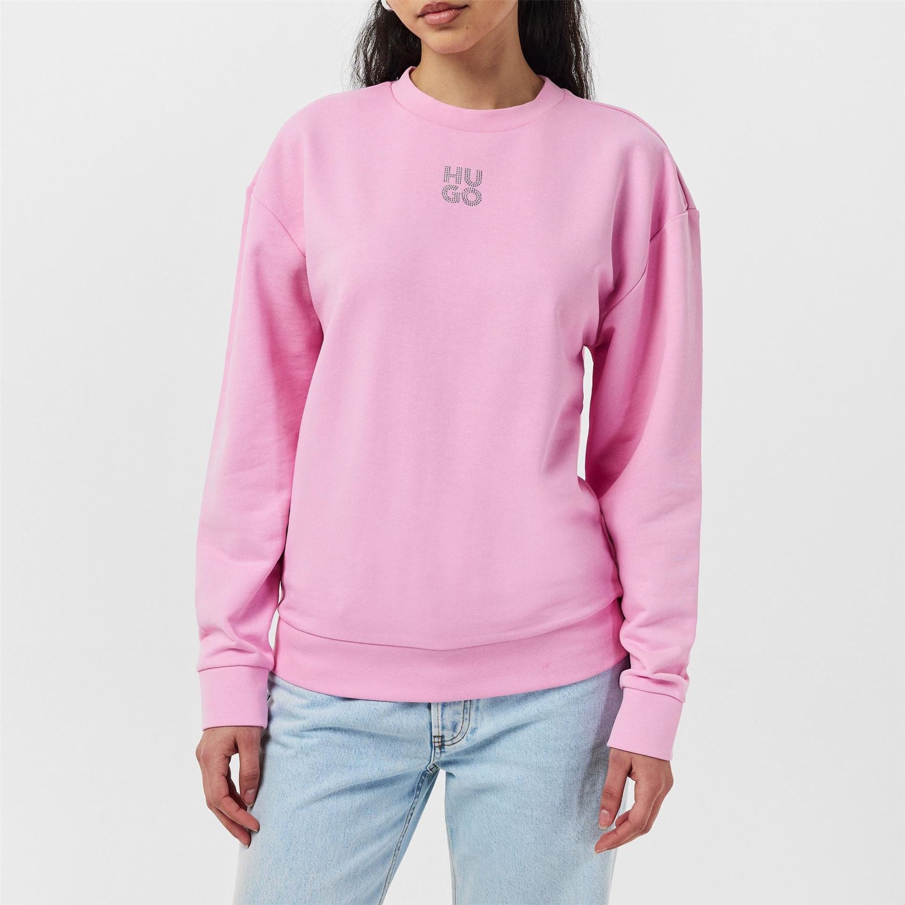 Hugo Crew Neck Regular Fit Long Sleeve Sweater