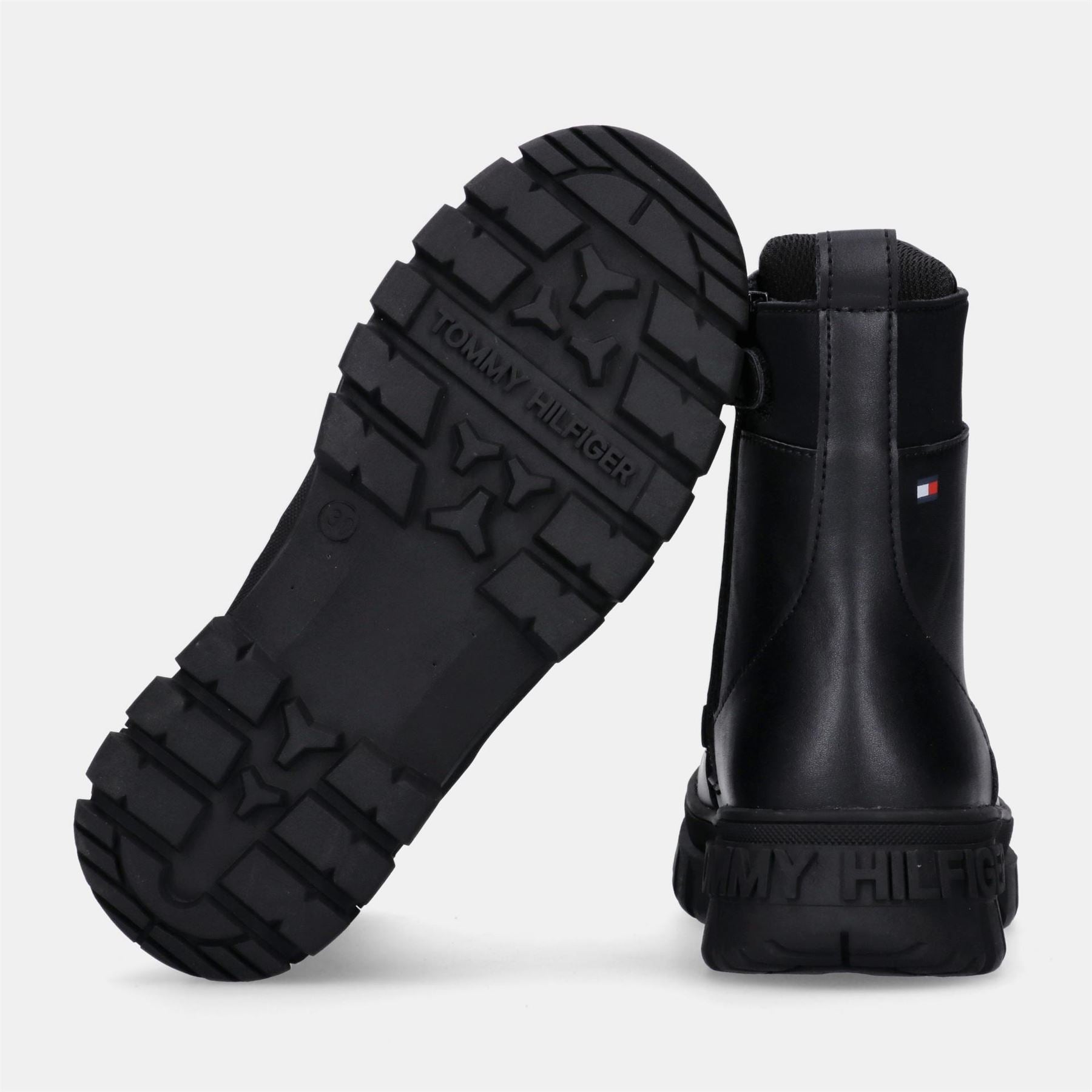 Tommy Hilfiger Combat Lace Up Lug Sole Boots
