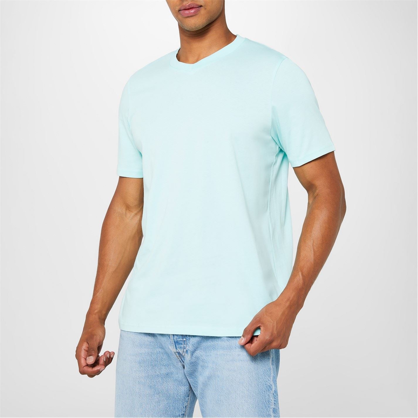 Donnay Mens Three Pack V Neck T-Shirt