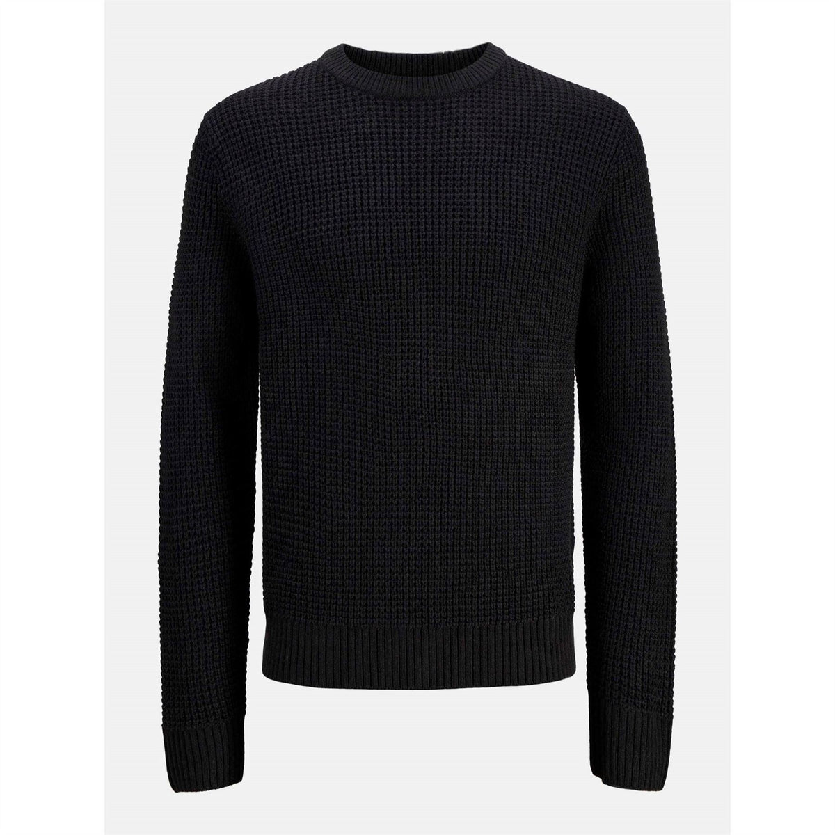 Jack and Jones Crew Neck Ribbed Collar Long Sleeve Sweater