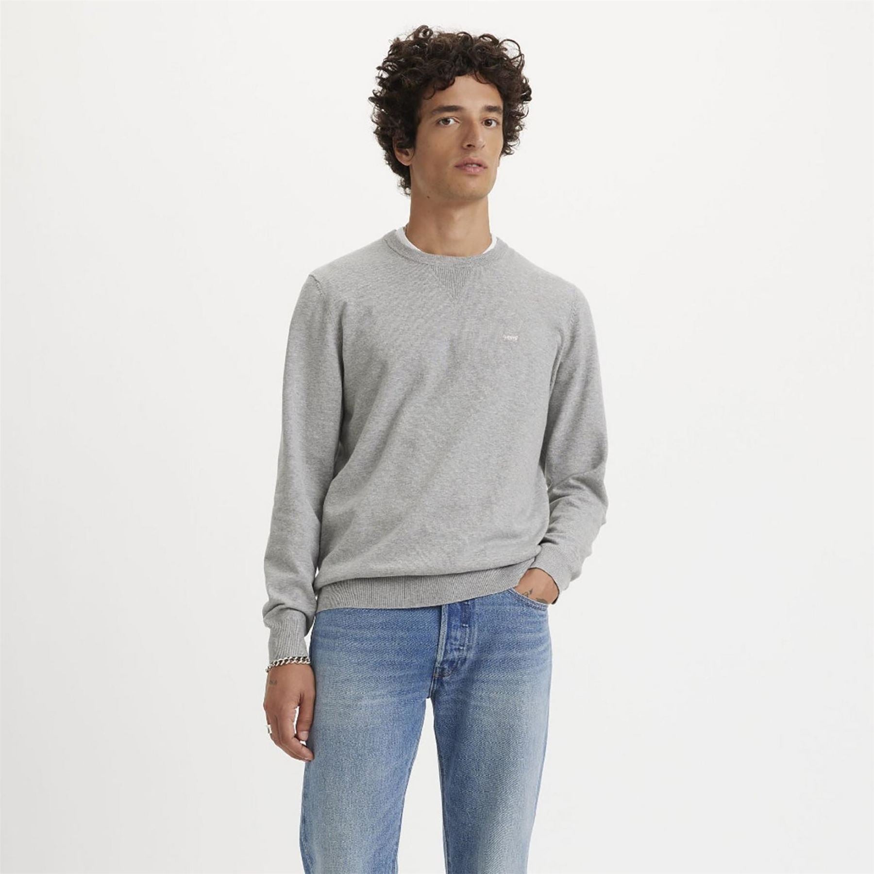 Levis Lightweight Hm Sweater Mid Ton