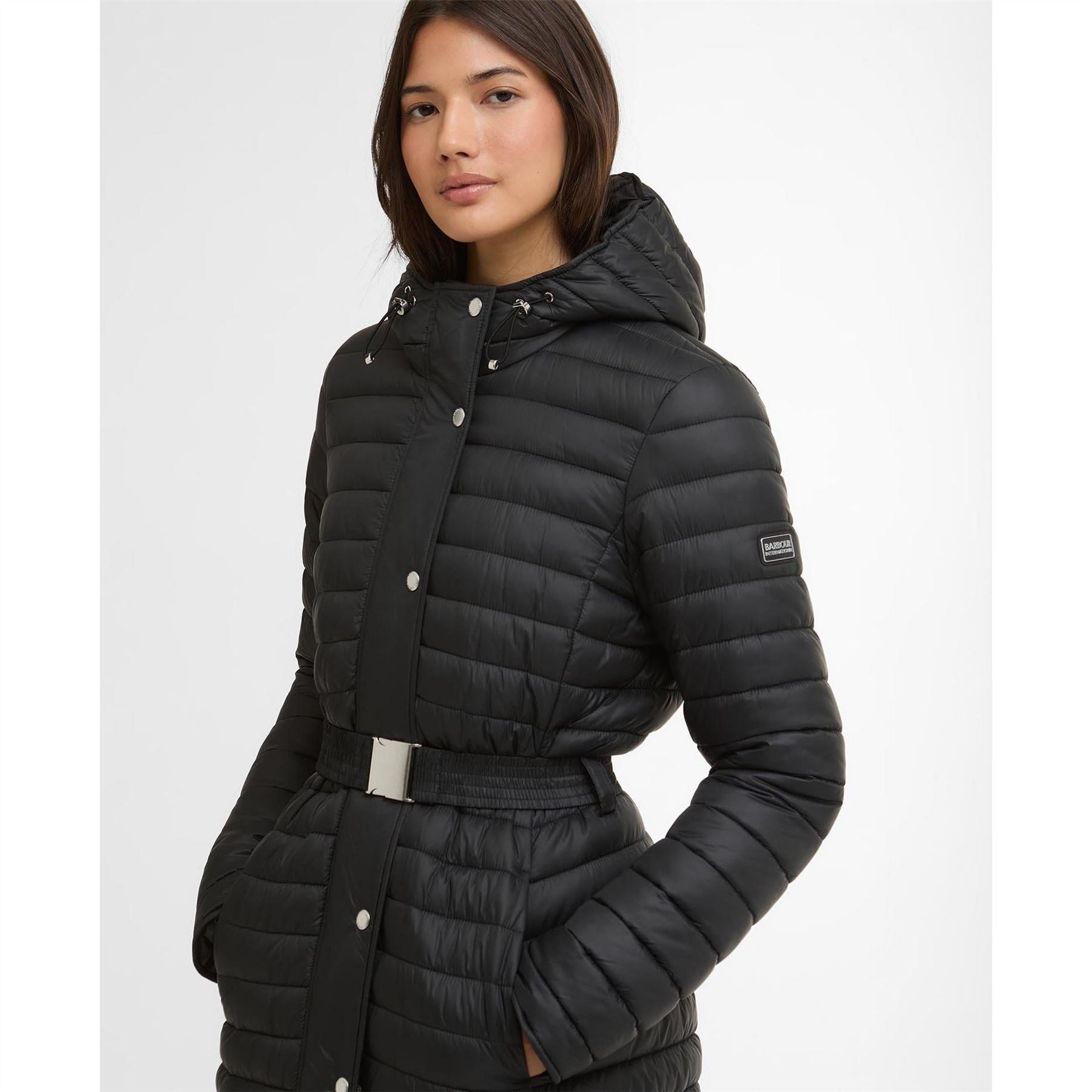 Barbour International Longline Jada Puffer Jacket