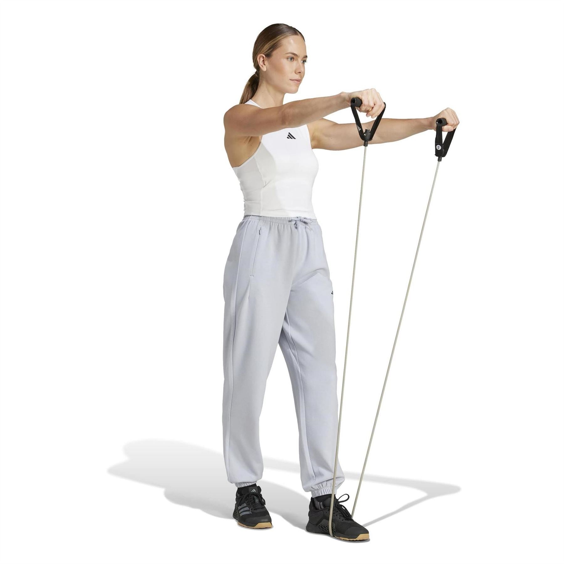 adidas D4T Knitted Open Hem Tracksuit Joggers