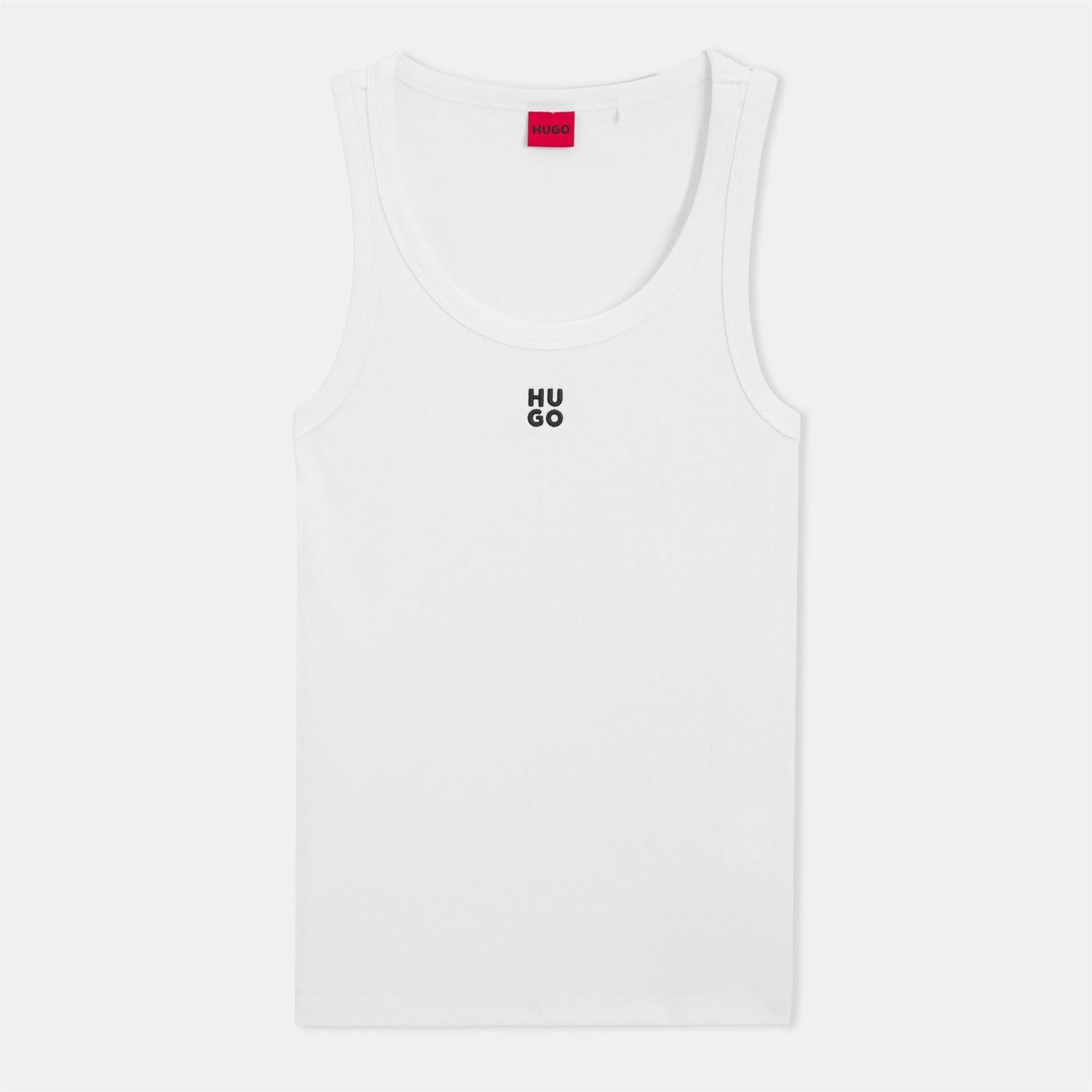 Hugo Scoop Neck Sleeveless Box Tank
