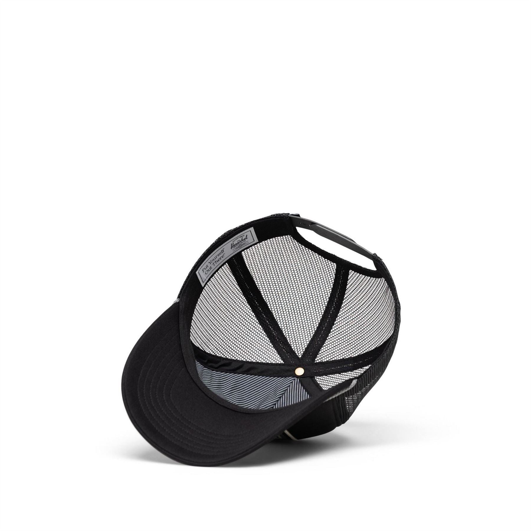 Herschel Supply Co Box Print Mesh Trucker Cap with Logo