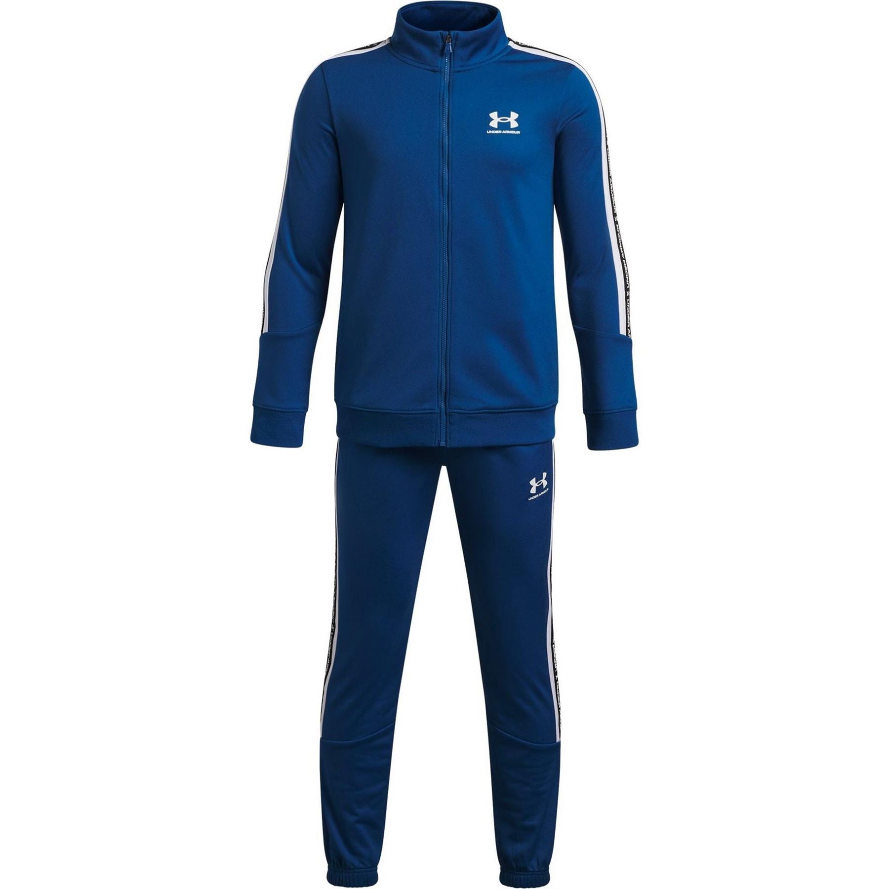 Under Armour Icon Tape Funnel Neck Long Sleeve Full Tracksuit