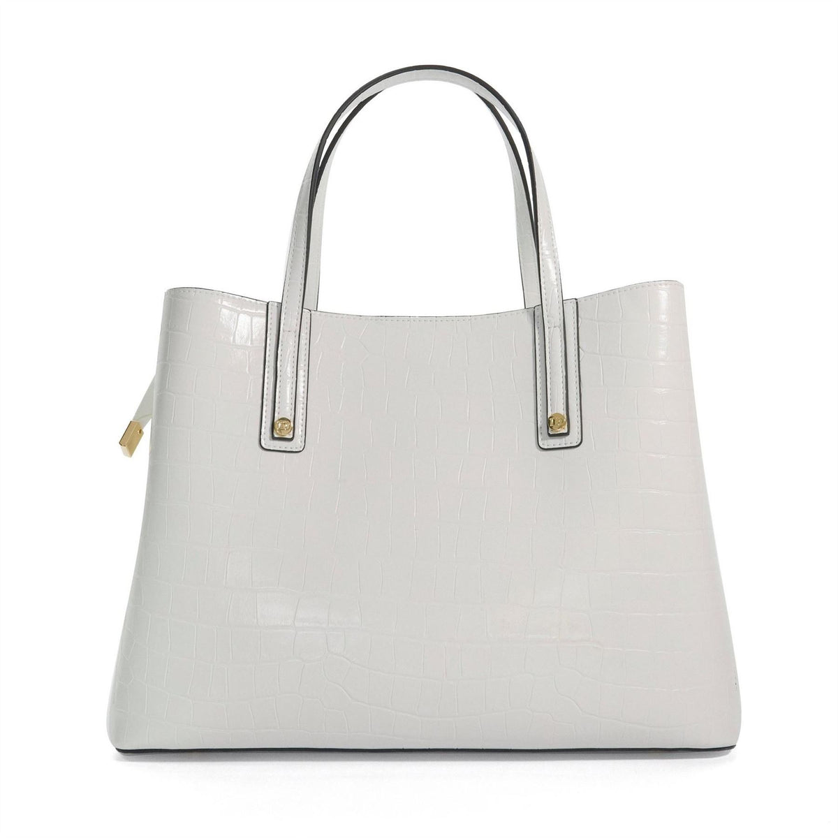 Dune London Dominant Snake Patterned Tote with Gold Tone Hardware