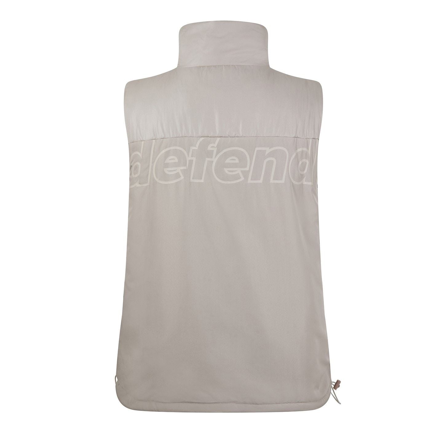 DFND London Lettering High Neck Relaxed Fit Vest