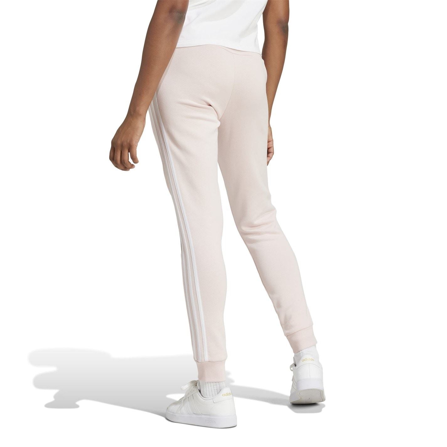 adidas Womens Essentials 3 Stripes Pants Slim