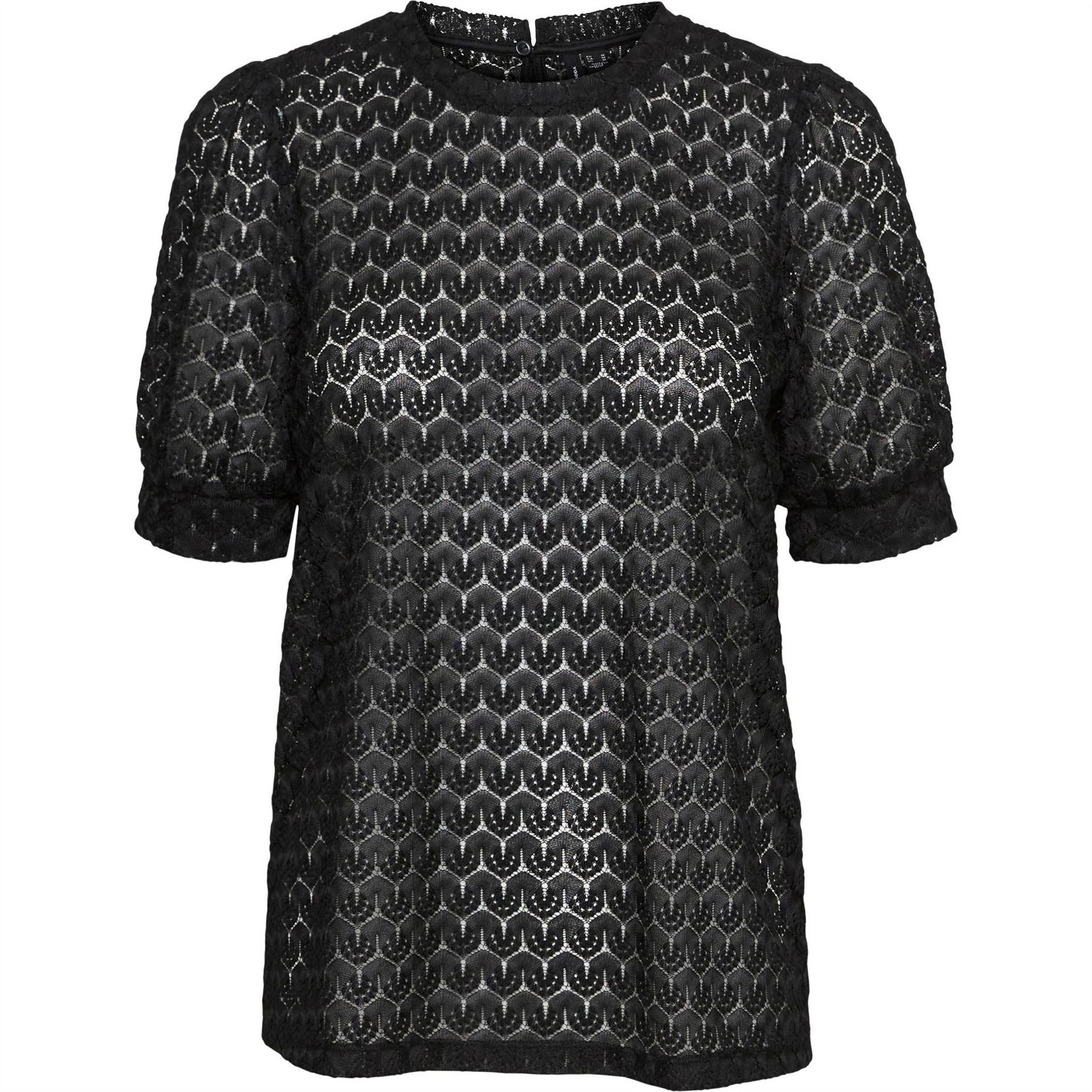 Vero Moda Crew Neck Regular Fit Long Sleeve Blouse
