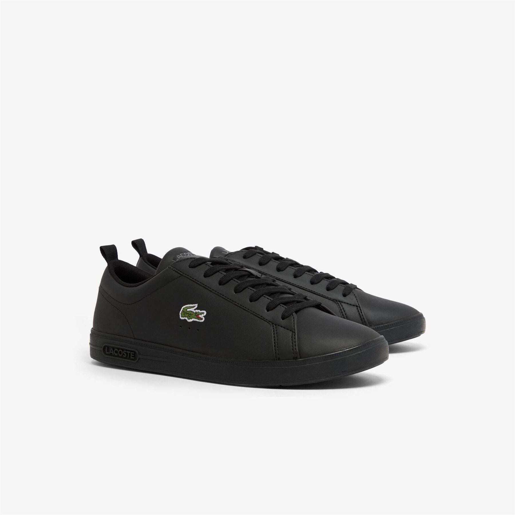Lacoste Court Base Lace Up Low Top Trainers