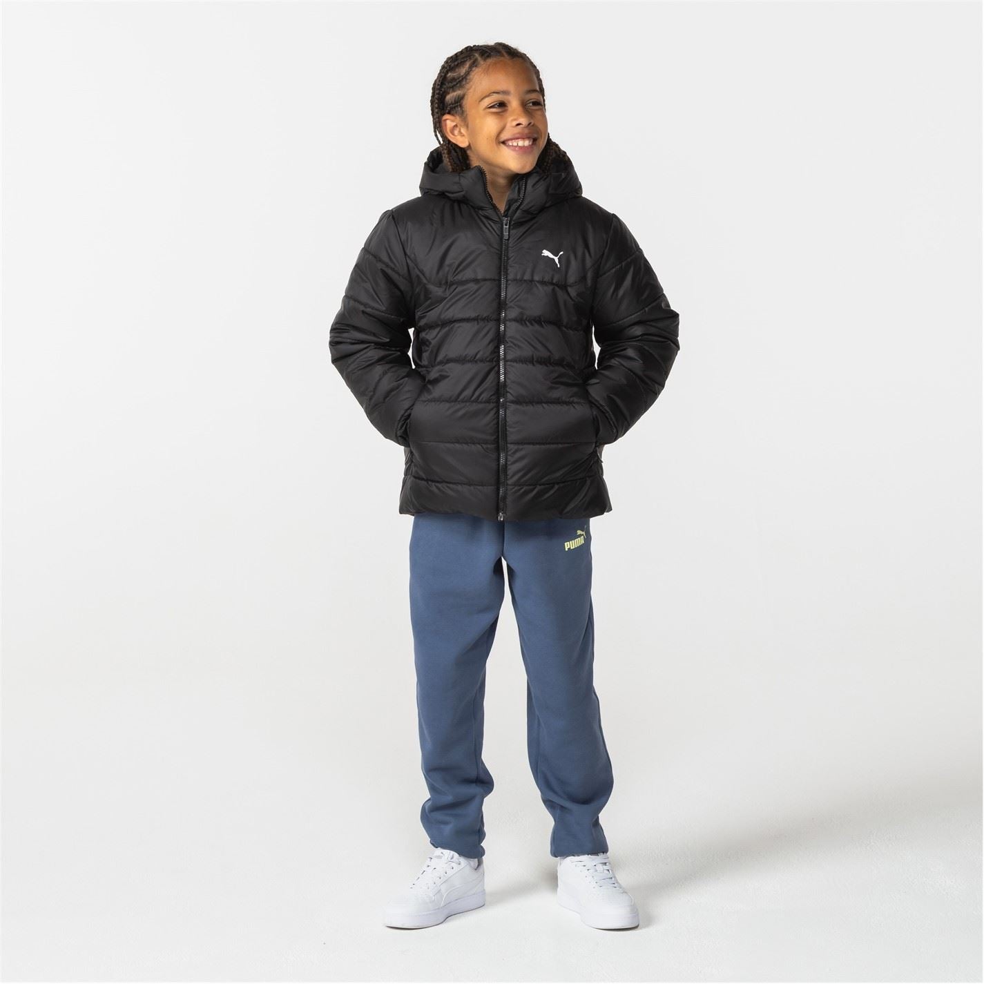 Puma PUMA Essentials Hooded Water Repellent Full Zip Padded Puffer Jacket