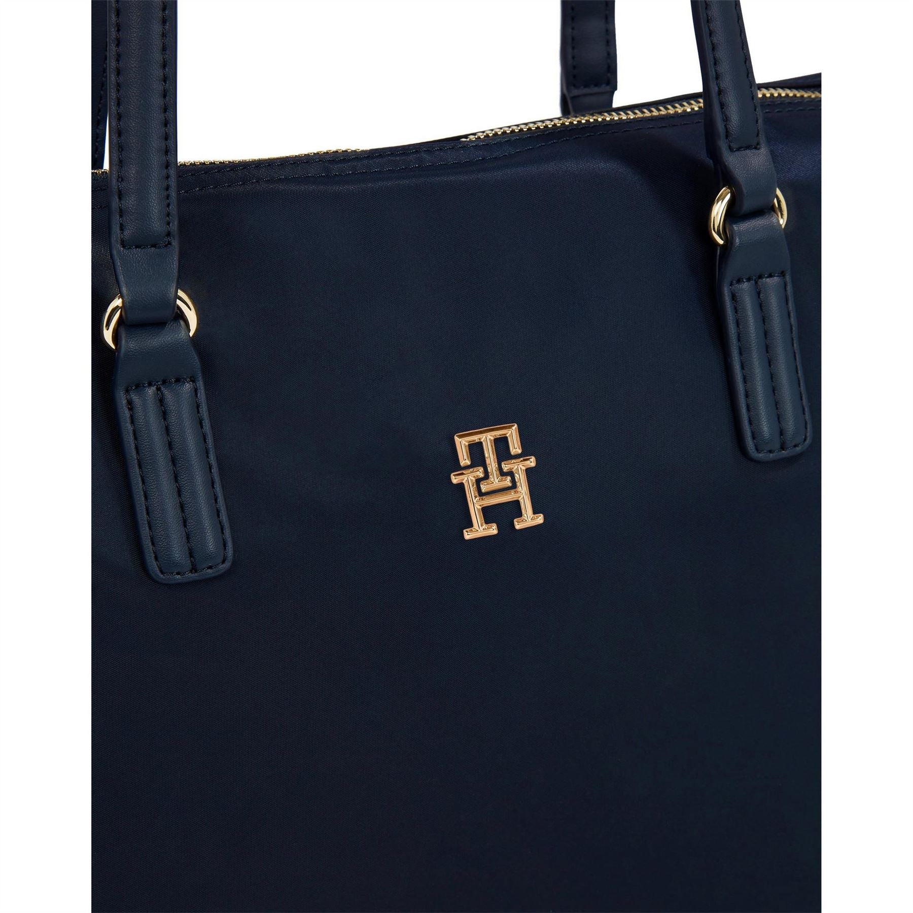 Tommy Hilfiger Monogram Plaque Tote Bag