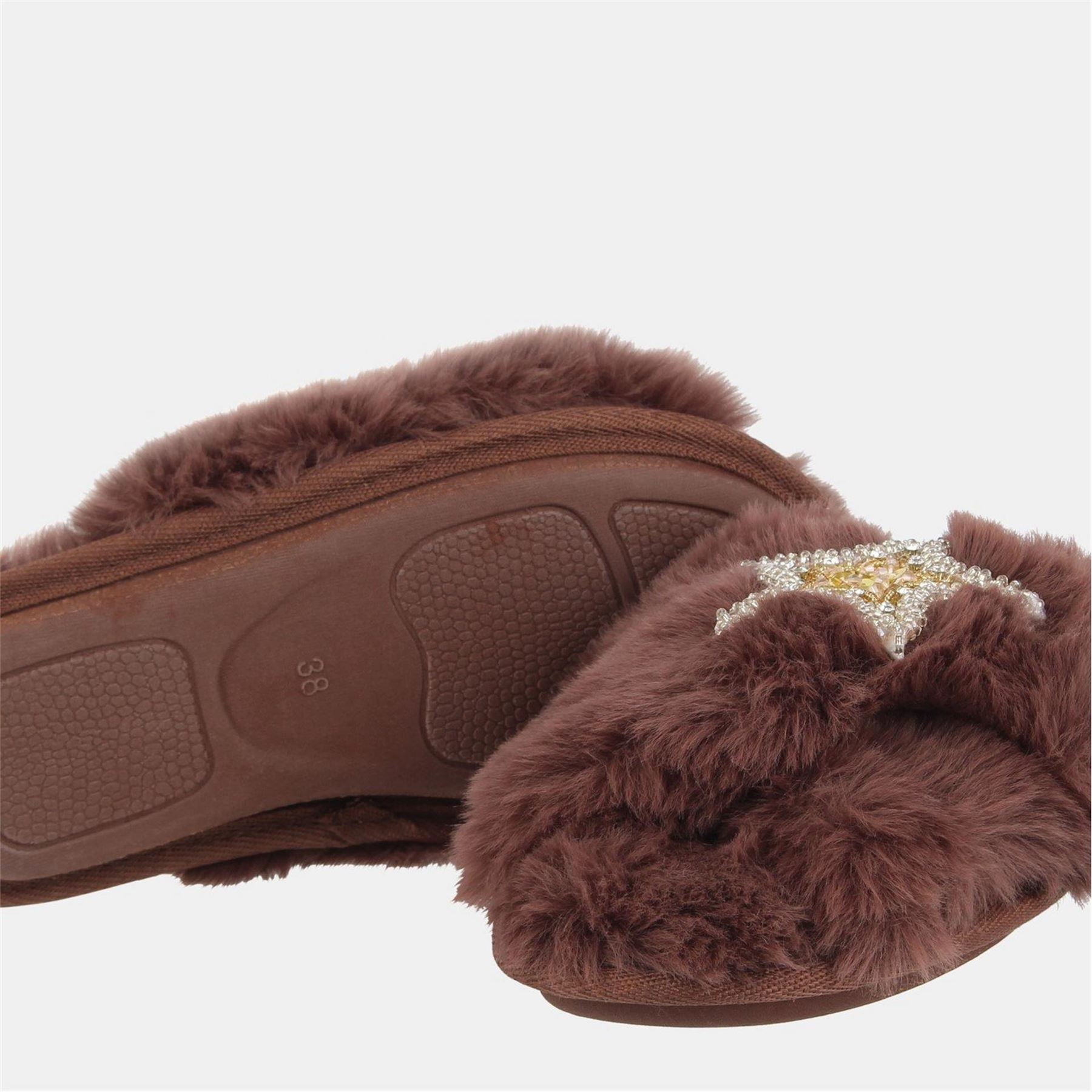 Biba Flamingo Embellished Slider Slipper