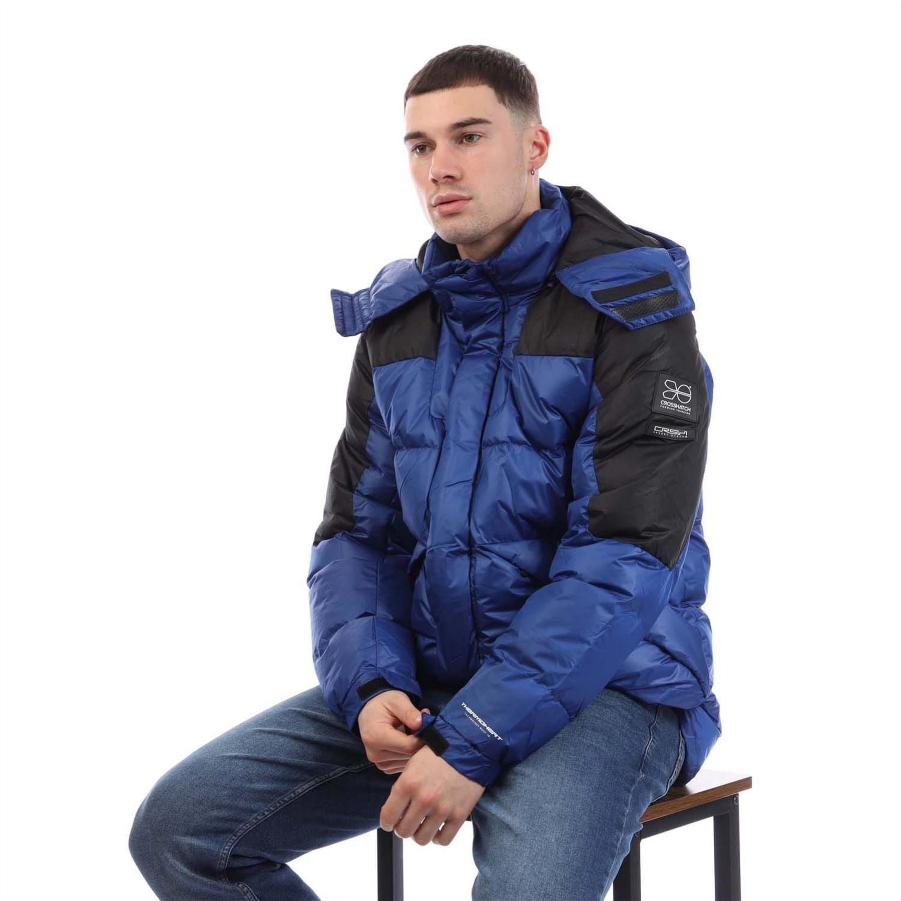 Crosshatch Panel Jacket